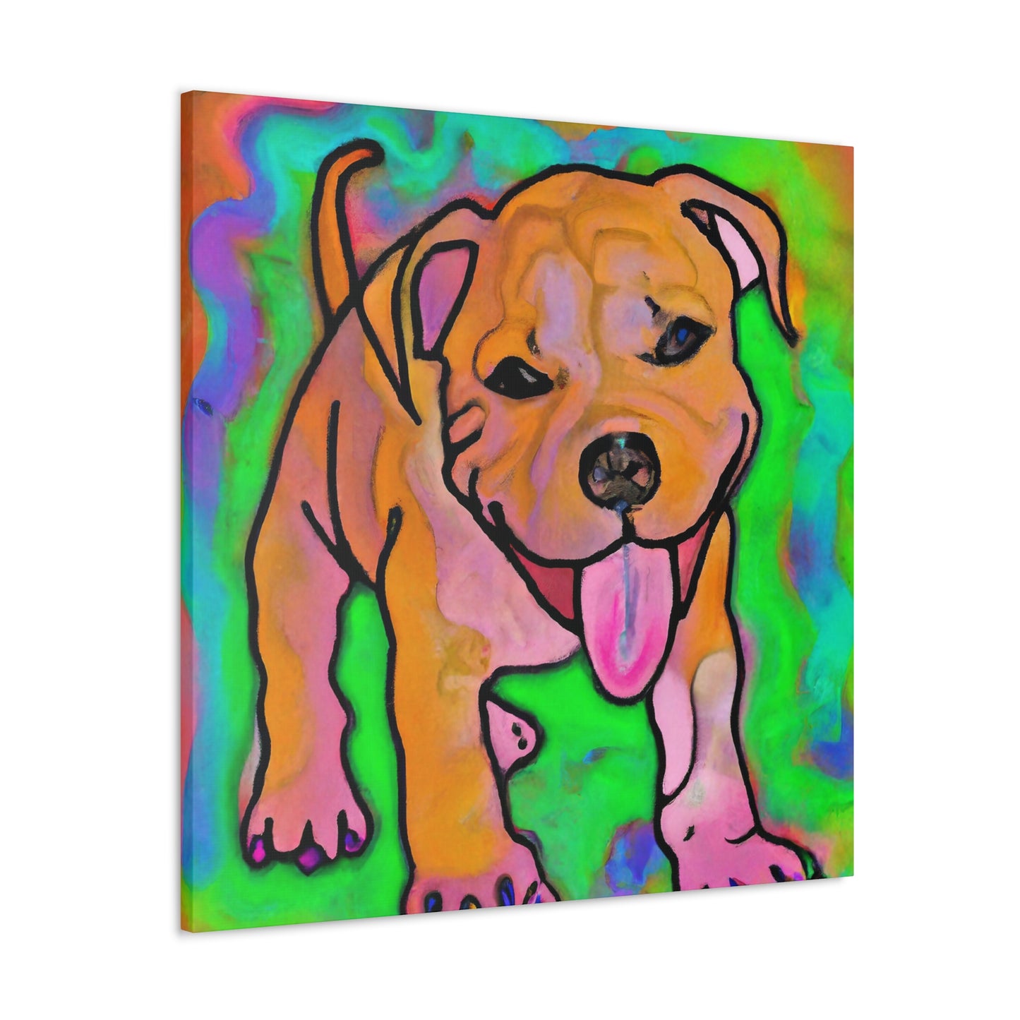 Aristonte Royaltye - Pitbull Puppy - Canvas