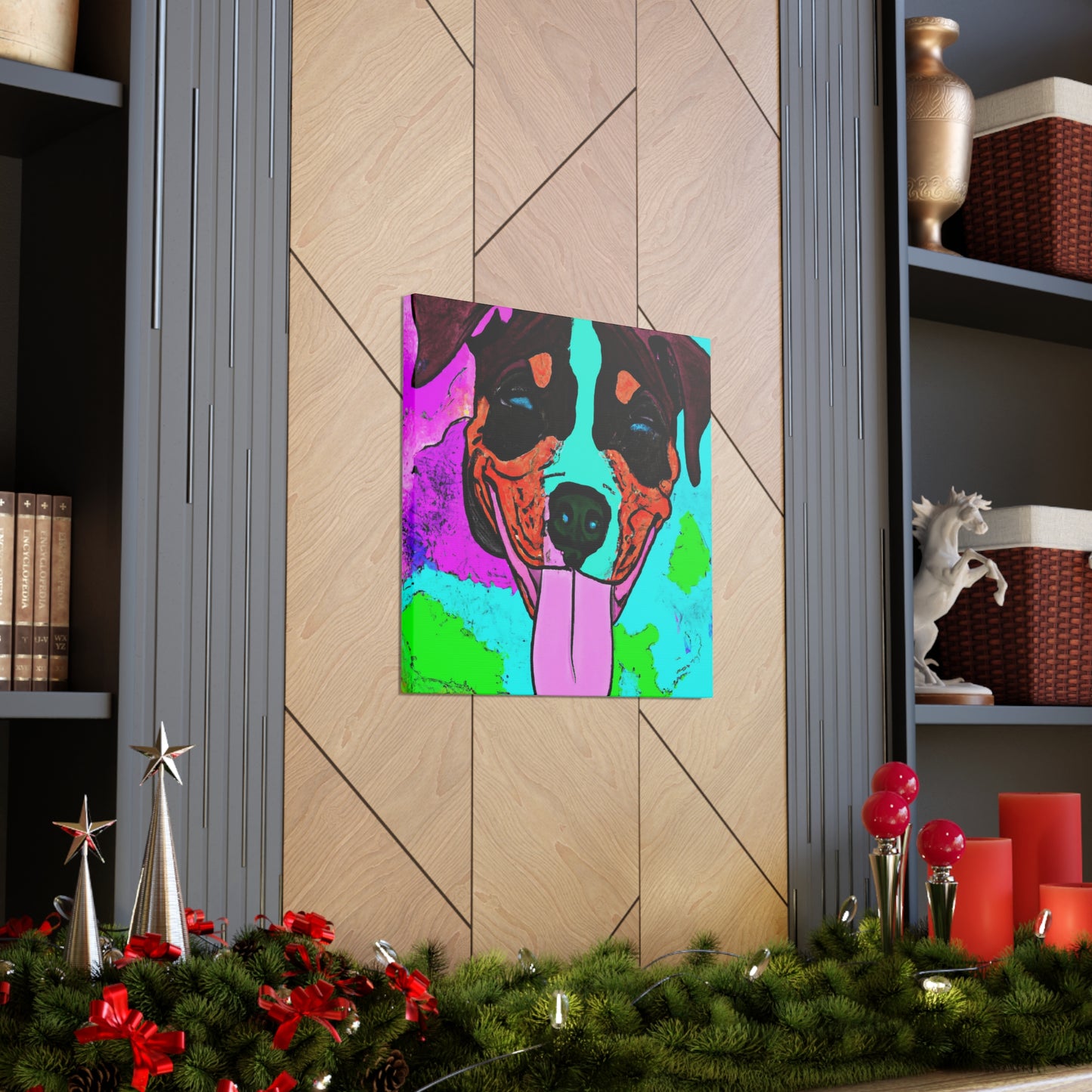 Gwendolyn de LaVallee - Pitbull Puppy - Canvas