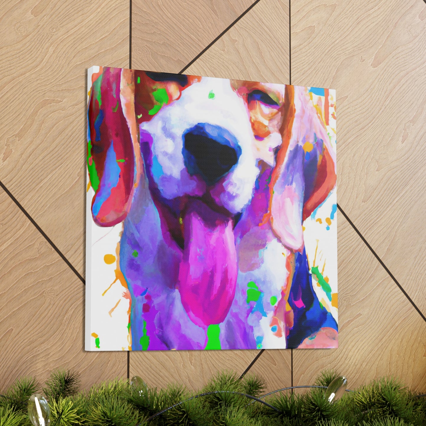 Royal Queenston de LaFayette - Beagle Puppy - Canvas