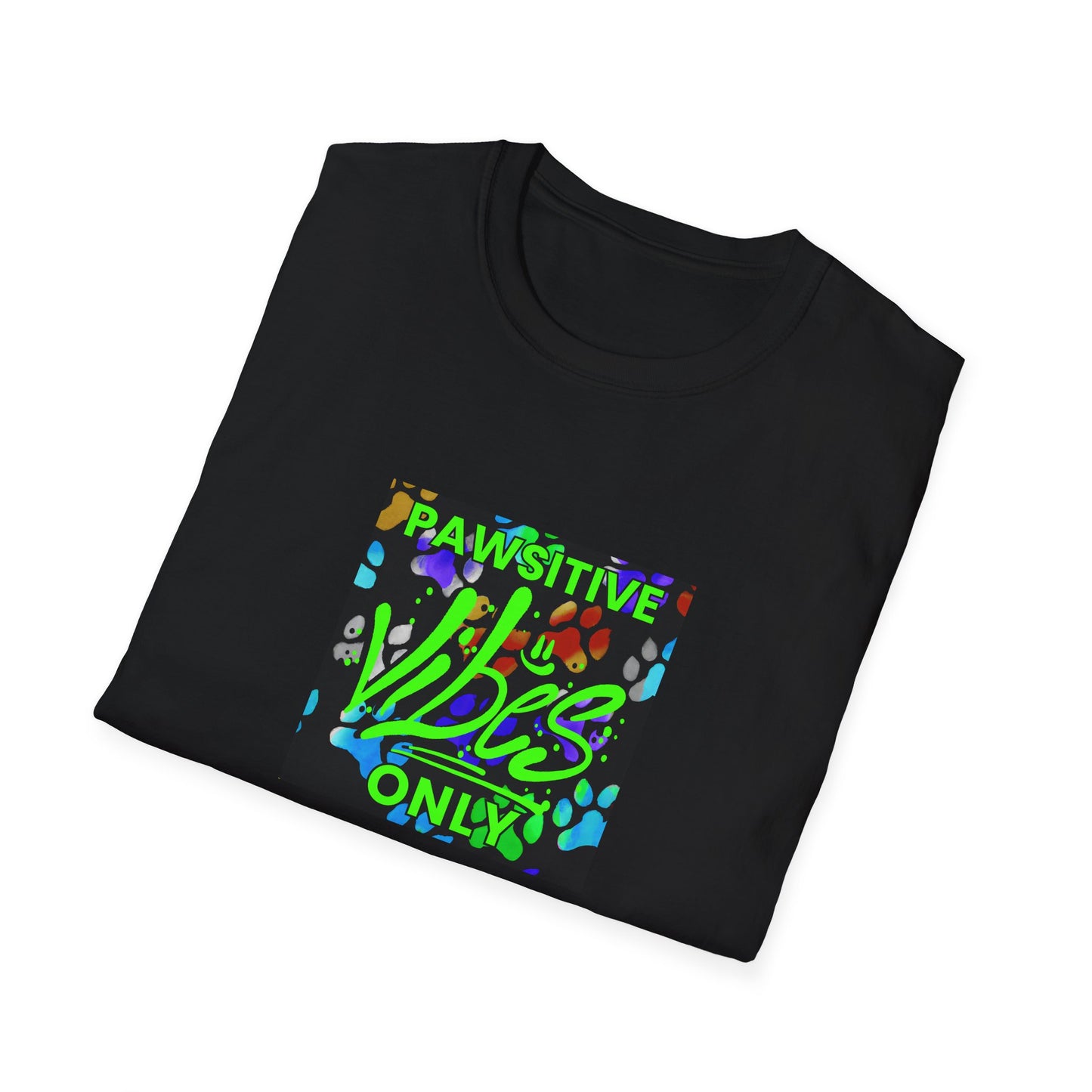 Optimistic Oracle Manoj - "Pawsitive Vibes Only" Unisex Tee