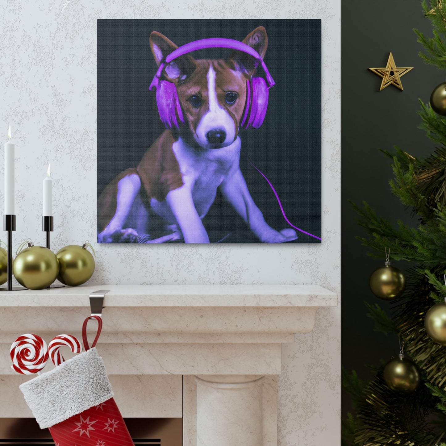 Shuenlana Mahkdoon - Basenji - Canvas