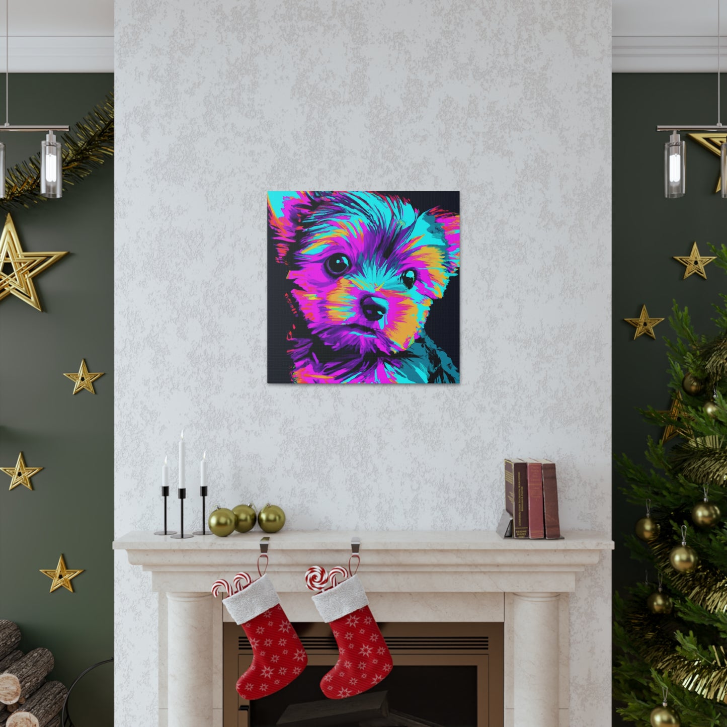 Marquis de Conteaux - Yorkie Puppy - Canvas