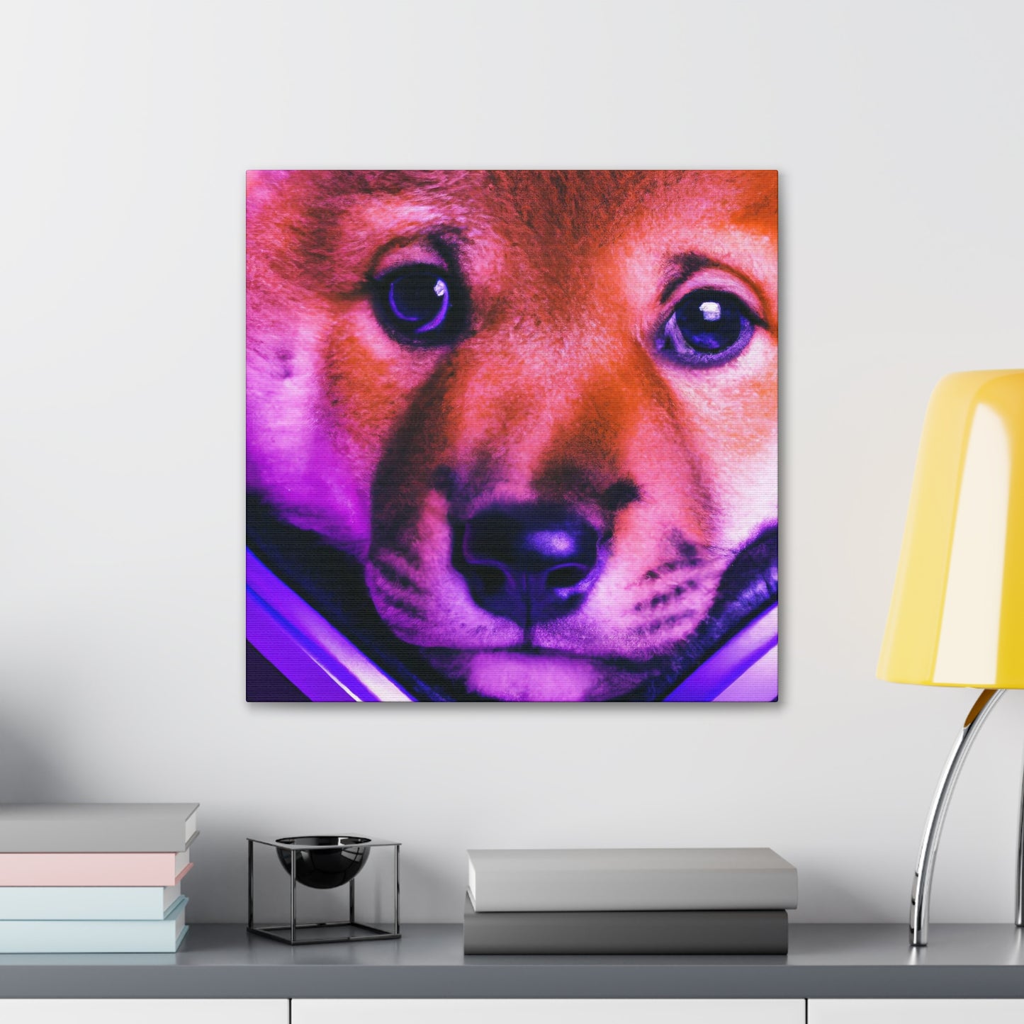 Kiran Karni - Shiba Inu - Canvas