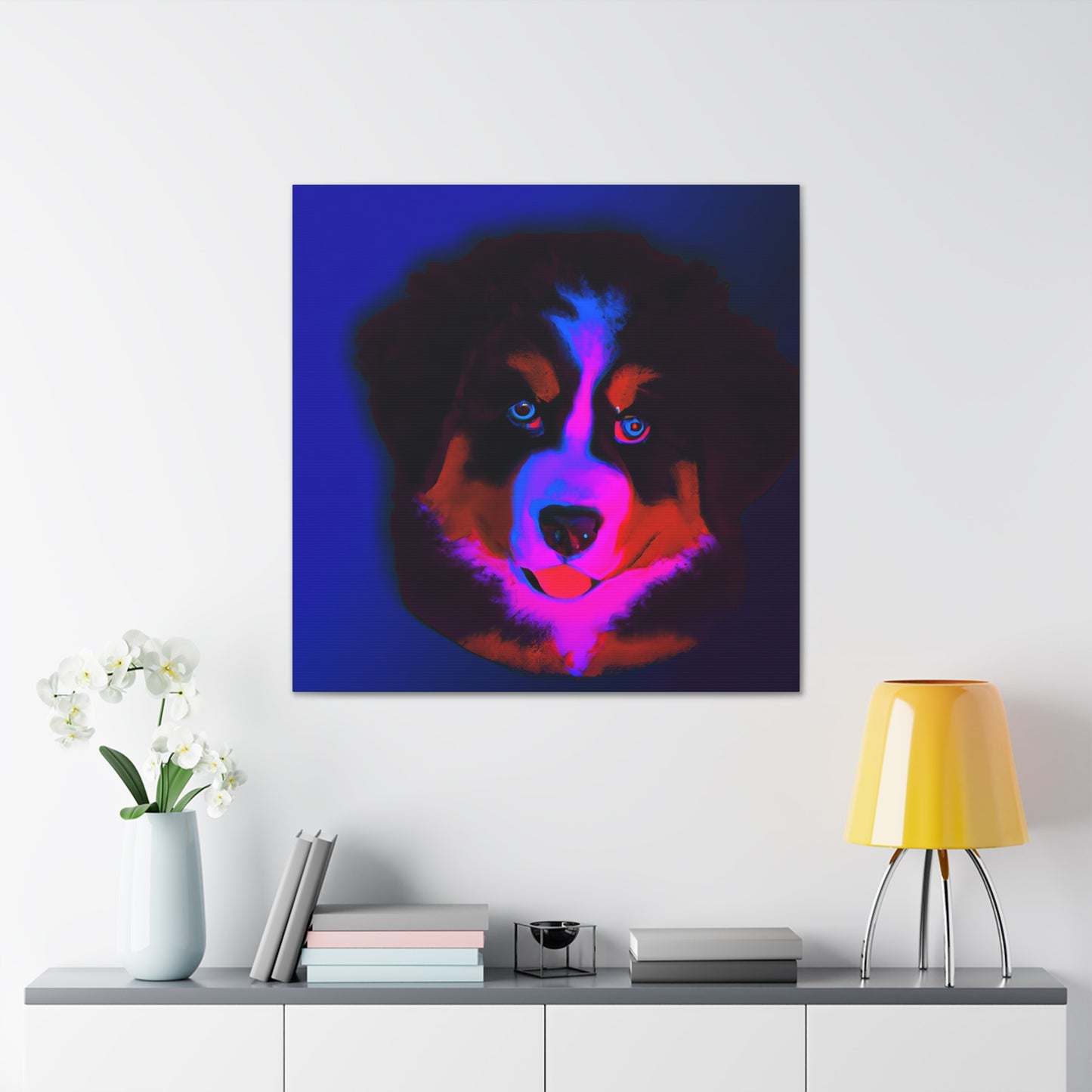 Countess Amelie von Baselheim - Bernese Mountain Dog - Canvas