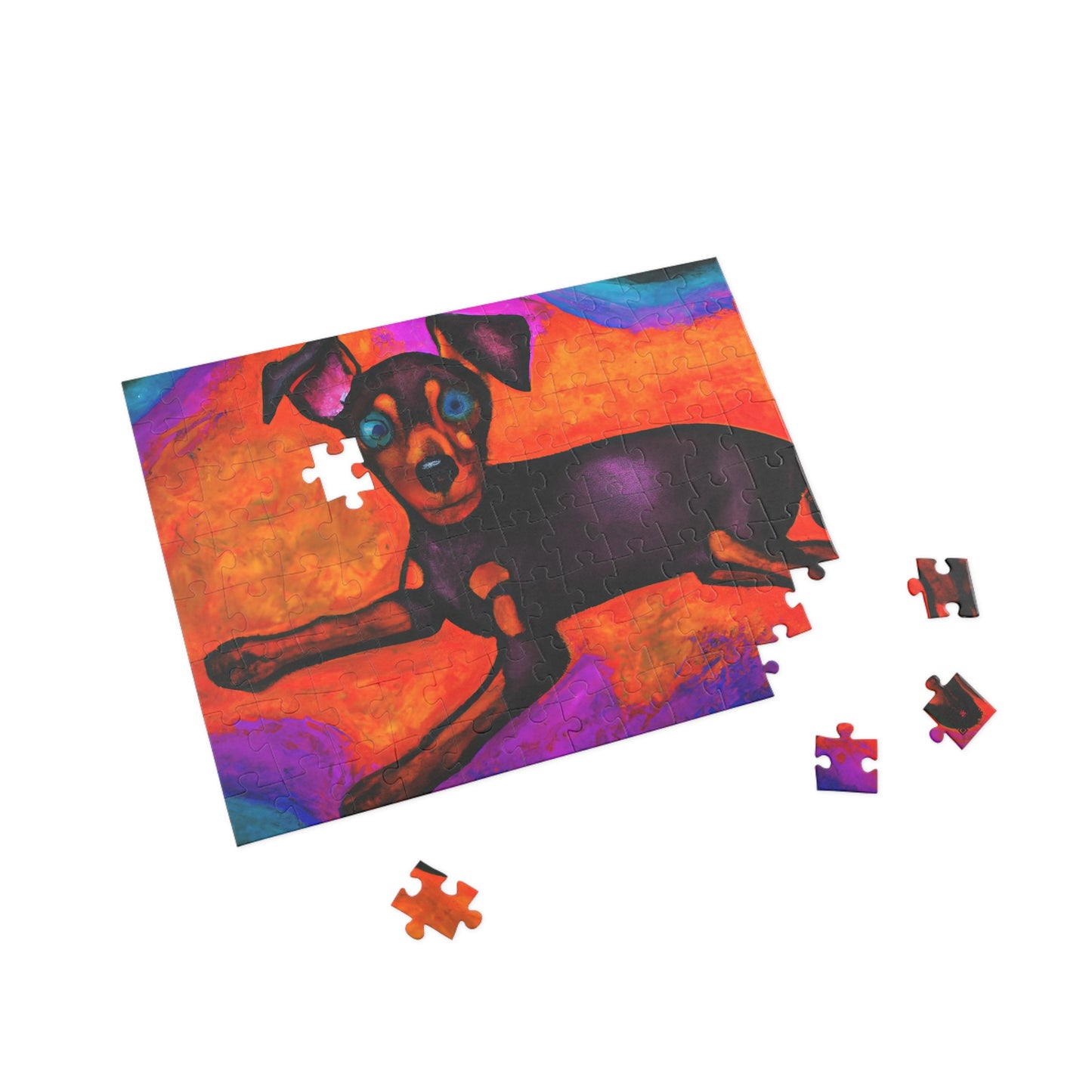 Yves Dupré - Miniature Pinscher Puppy - Puzzle