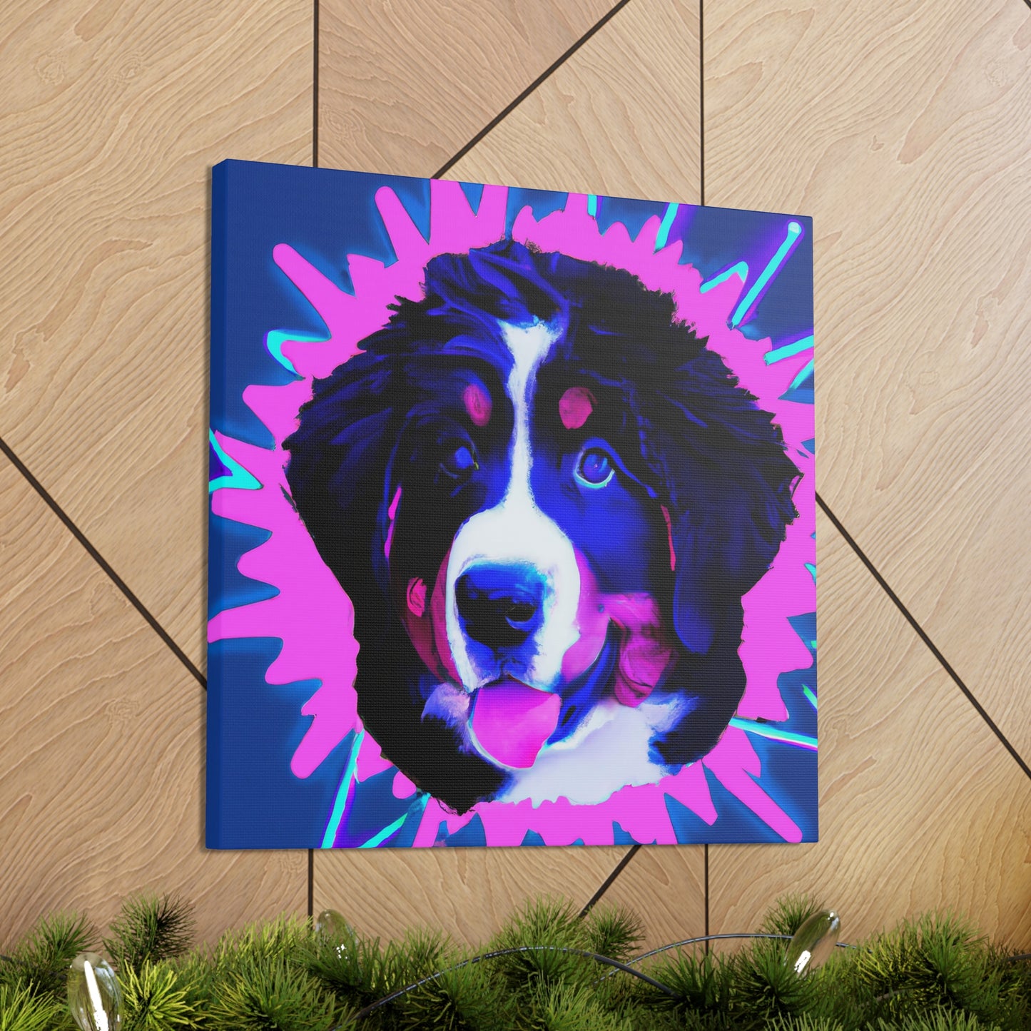 Princess Elodie von Bernhardzocher - Bernese Mountain Dog - Canvas