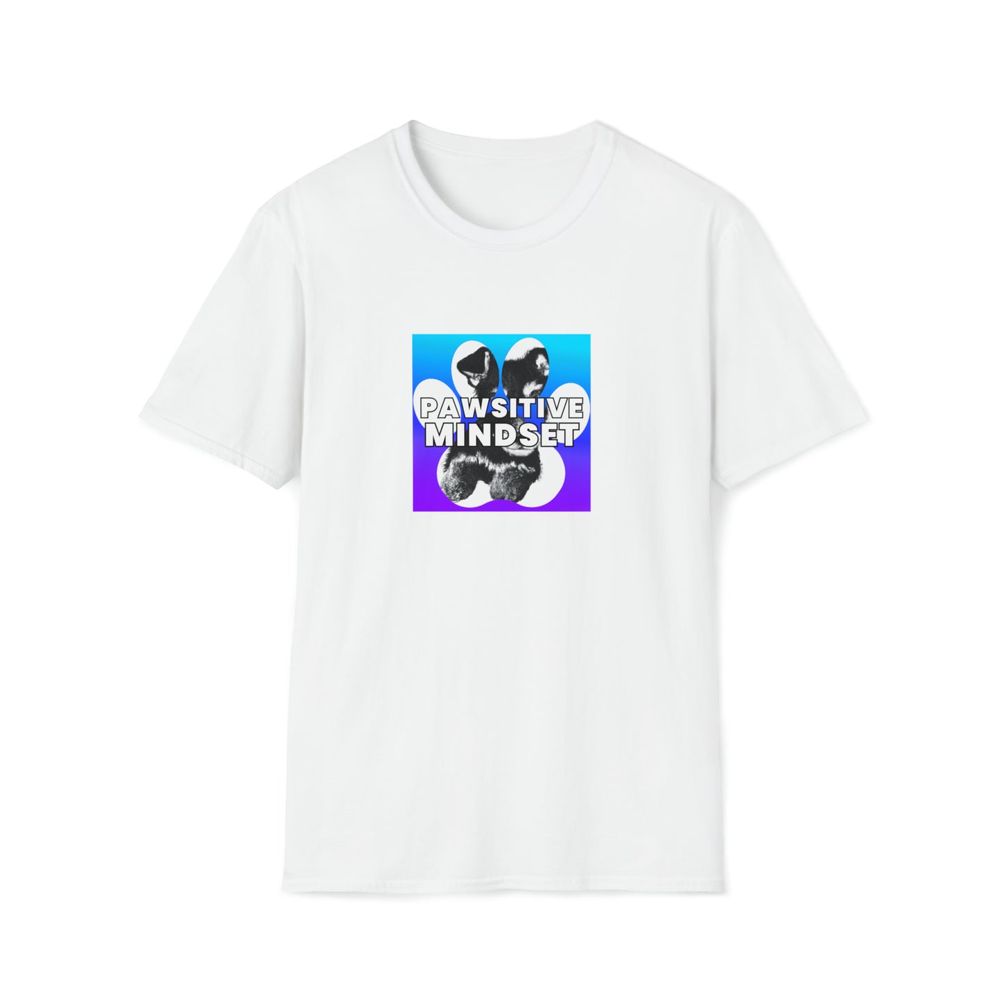 Cobalt Couture Design. - "Pawsitive Mindset" Unisex Tee