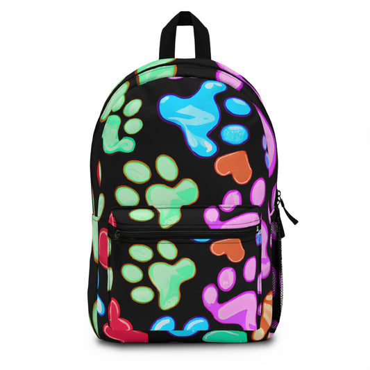 Coco Pernette - Paw Print - Backpack