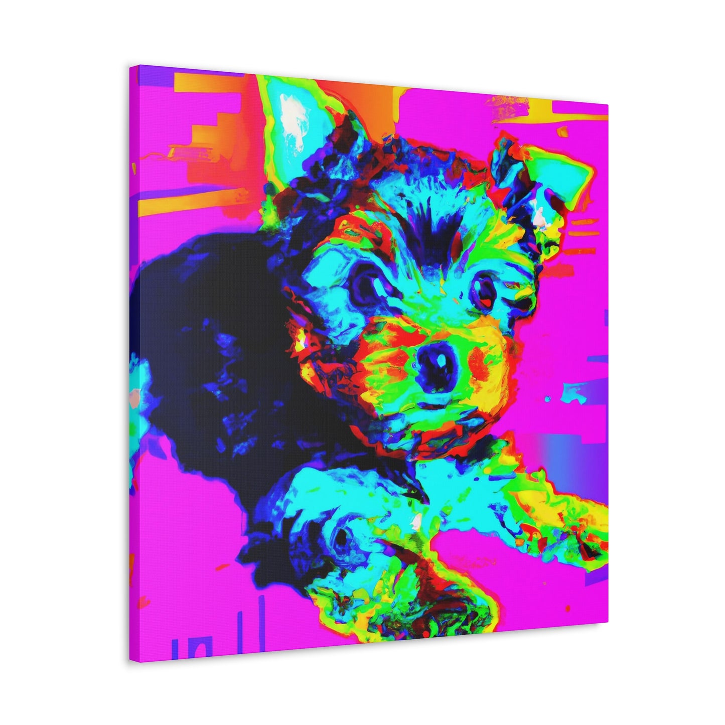 Kingston Dionita I - Yorkie Puppy - Canvas