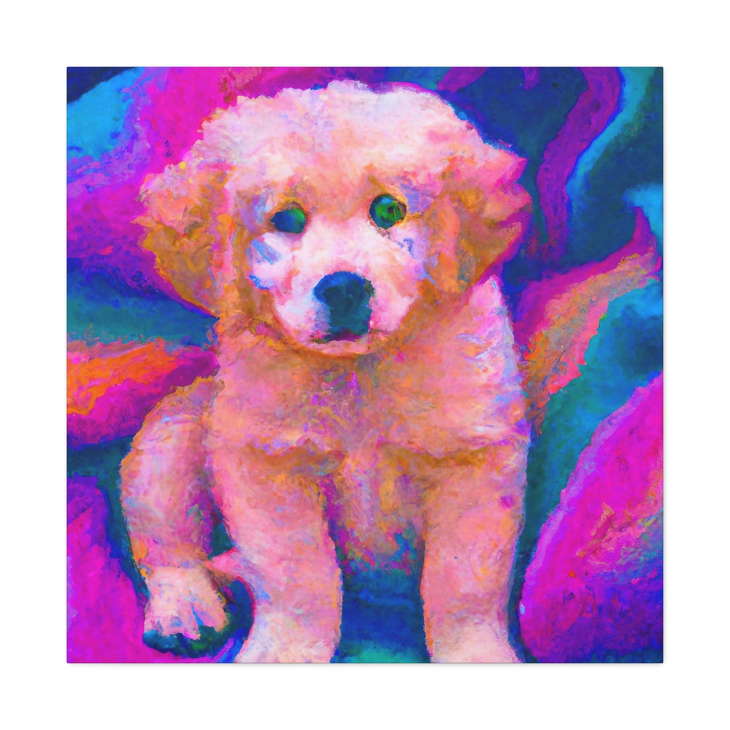 Lord Ranulf Avartyr - Golden Retriever Puppy - Canvas