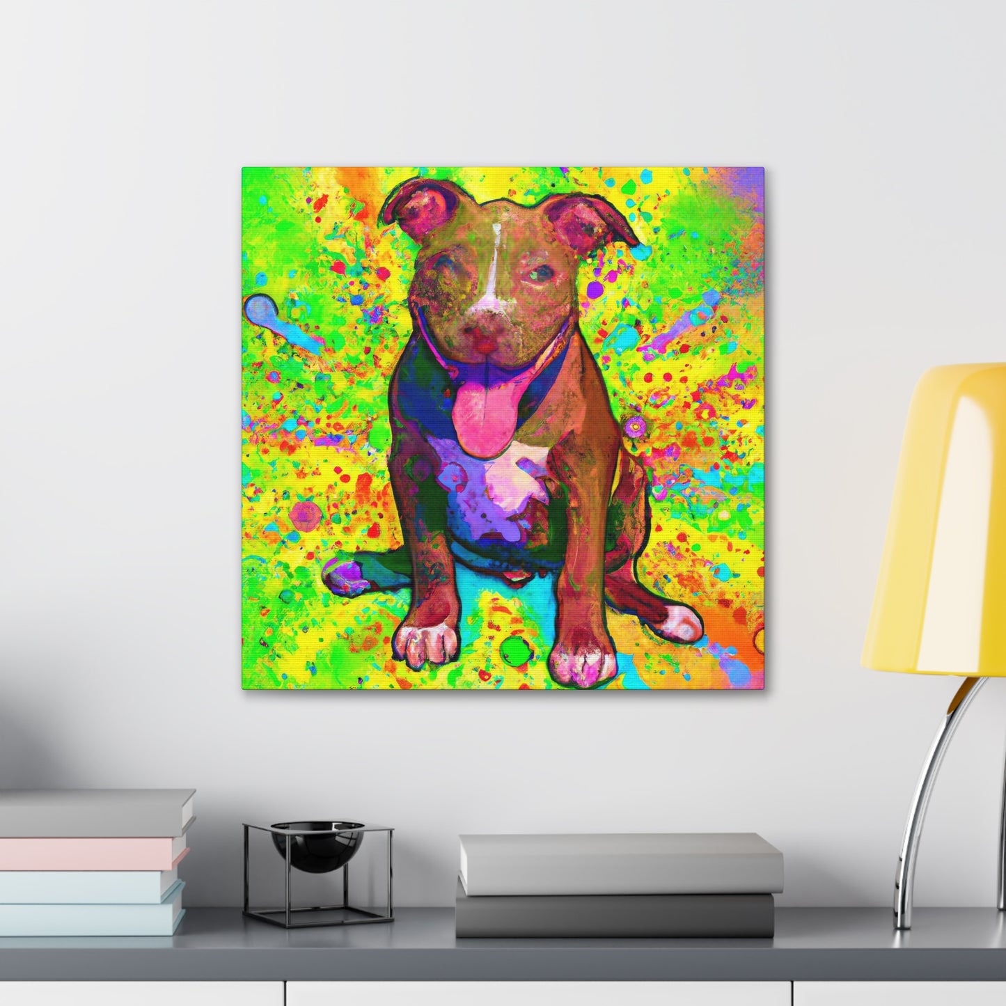 Princess Artemisa of Albion - Pitbull Puppy - Canvas