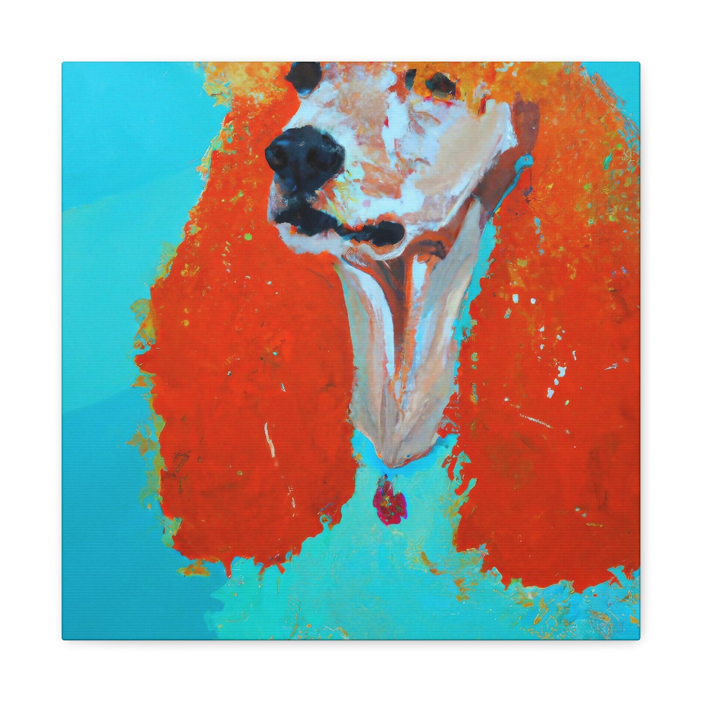 King Osvalde de Franchi - Poodle - Canvas