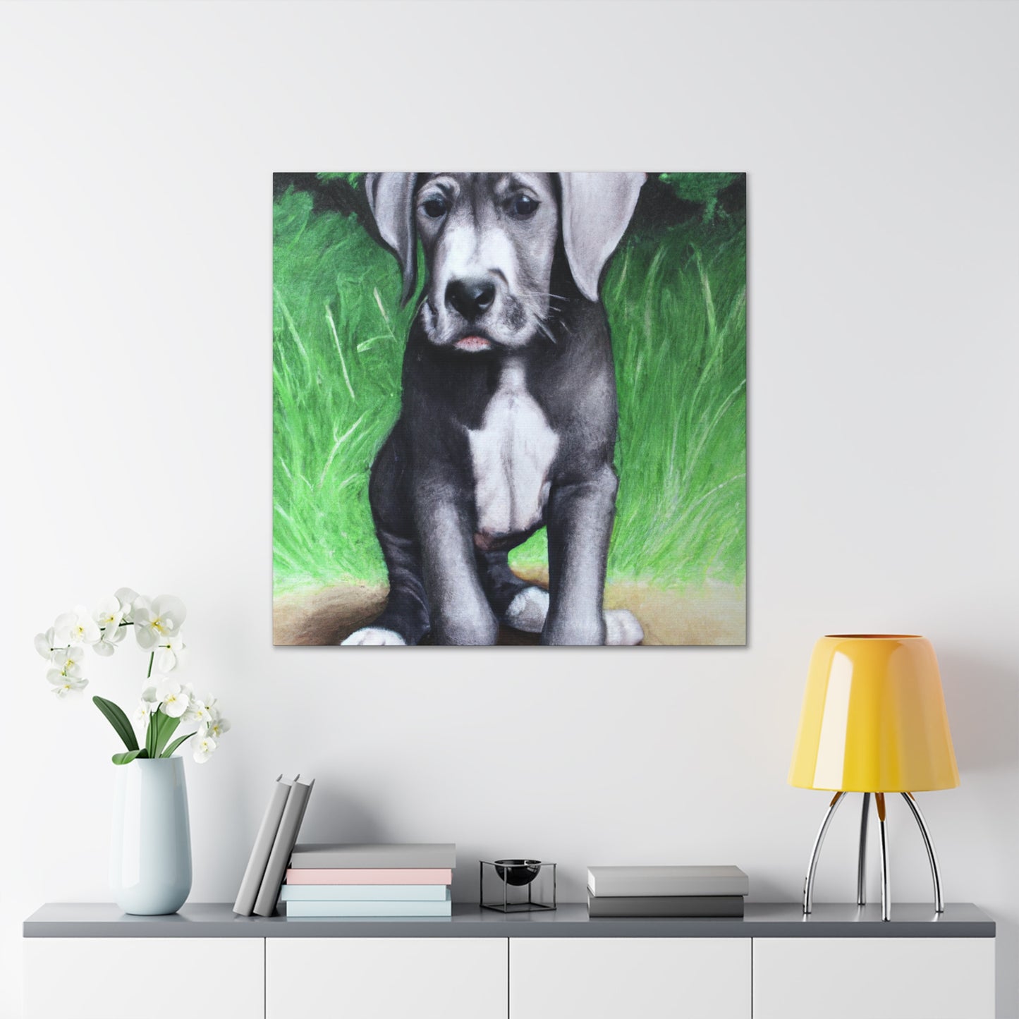 Countess Aurelia de Remirecourt (Great Dane) - Canvas