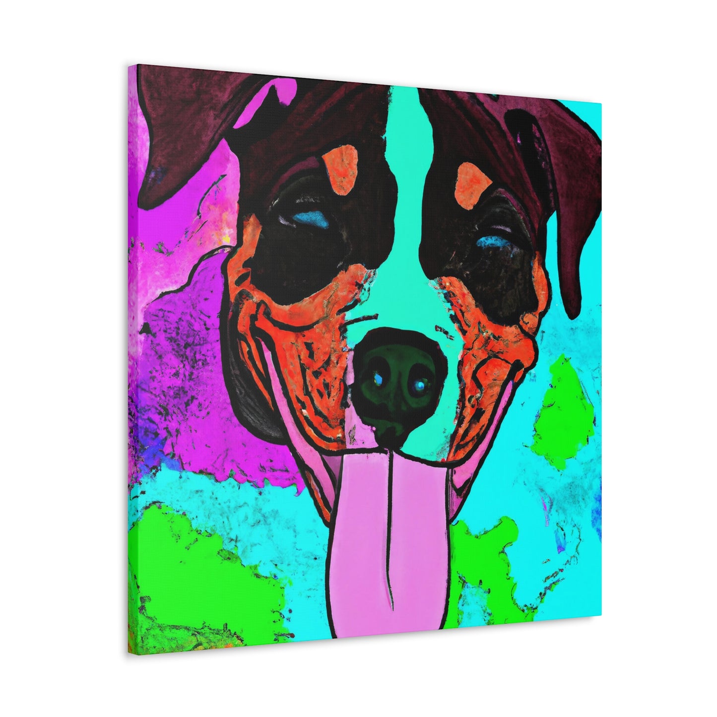 Gwendolyn de LaVallee - Pitbull Puppy - Canvas