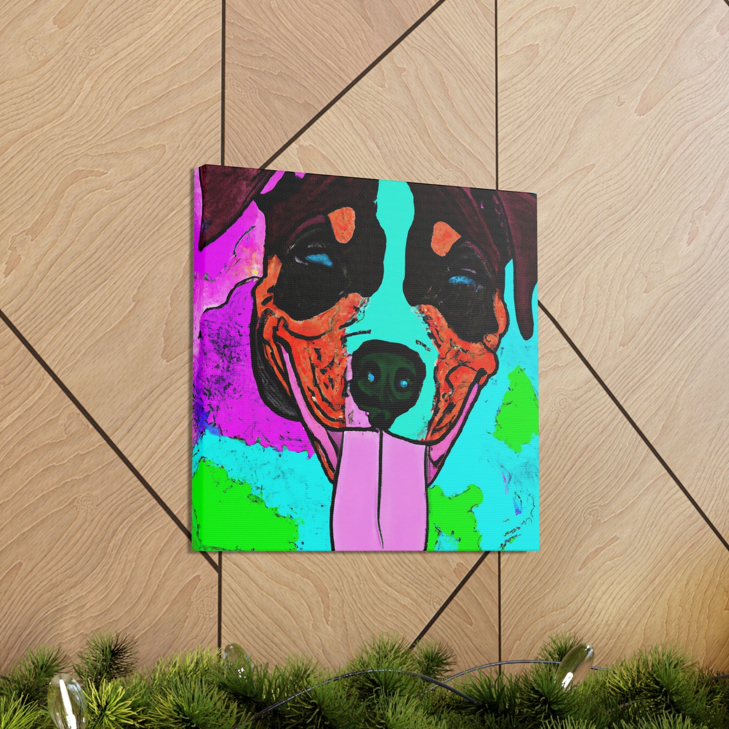 Gwendolyn de LaVallee - Pitbull Puppy - Canvas