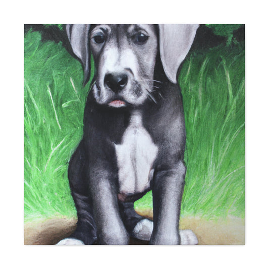 Countess Aurelia de Remirecourt (Great Dane) - Canvas