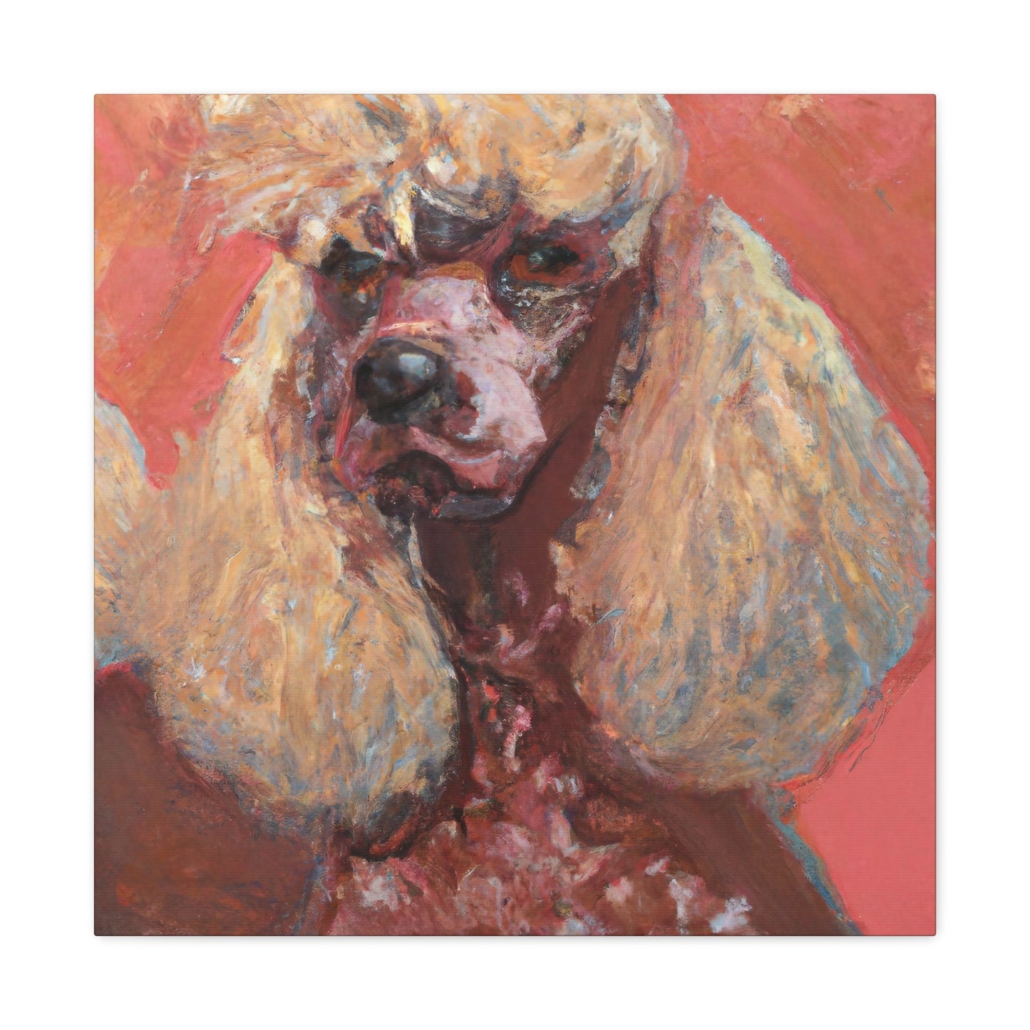 Monique de Beaumont - Poodle - Canvas