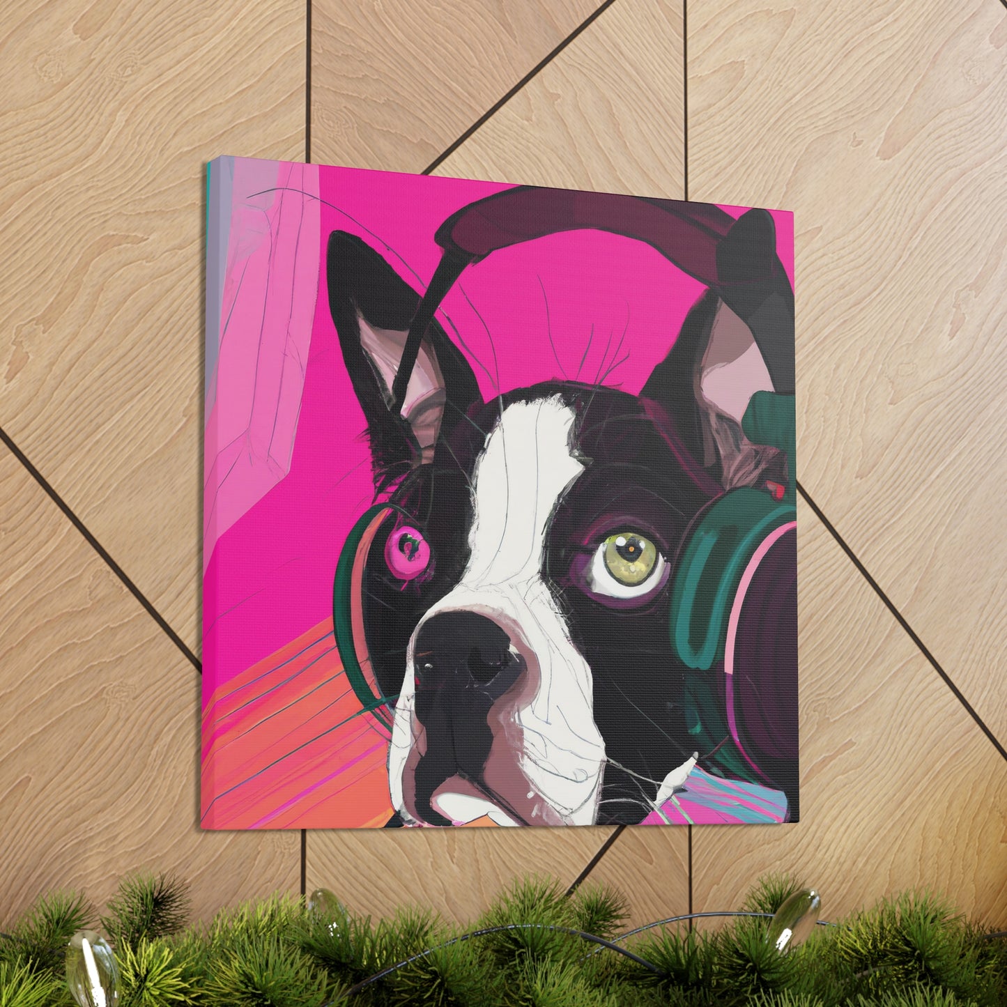 Countess Abigail Amethyst Parmelee of Boston. - Boston Terrier - Canvas