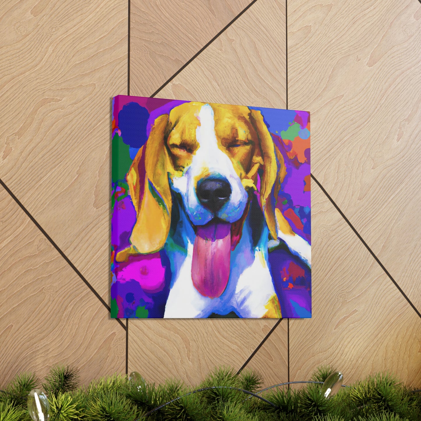 Gwendolynne the Noble Artist - Beagle Puppy - Canvas