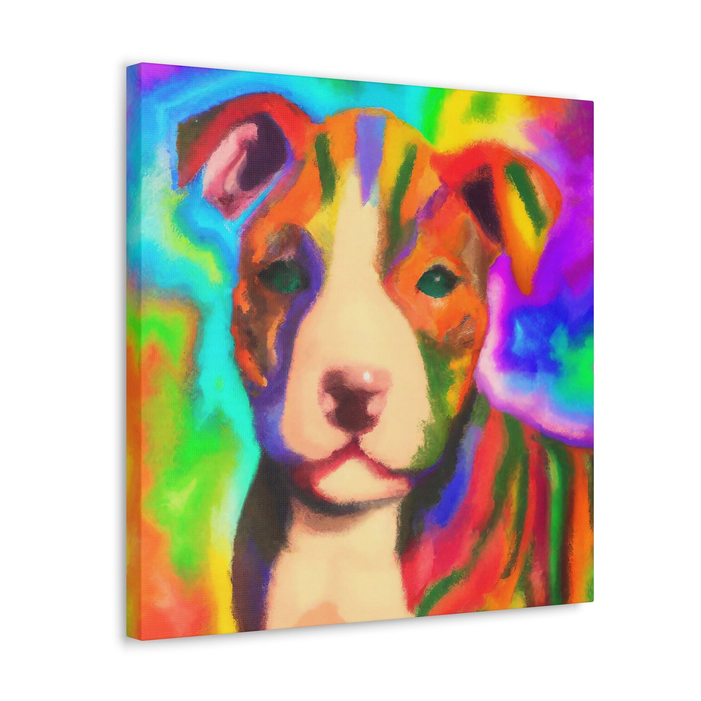 Countess Aurora Delacroix - Pitbull Puppy - Canvas