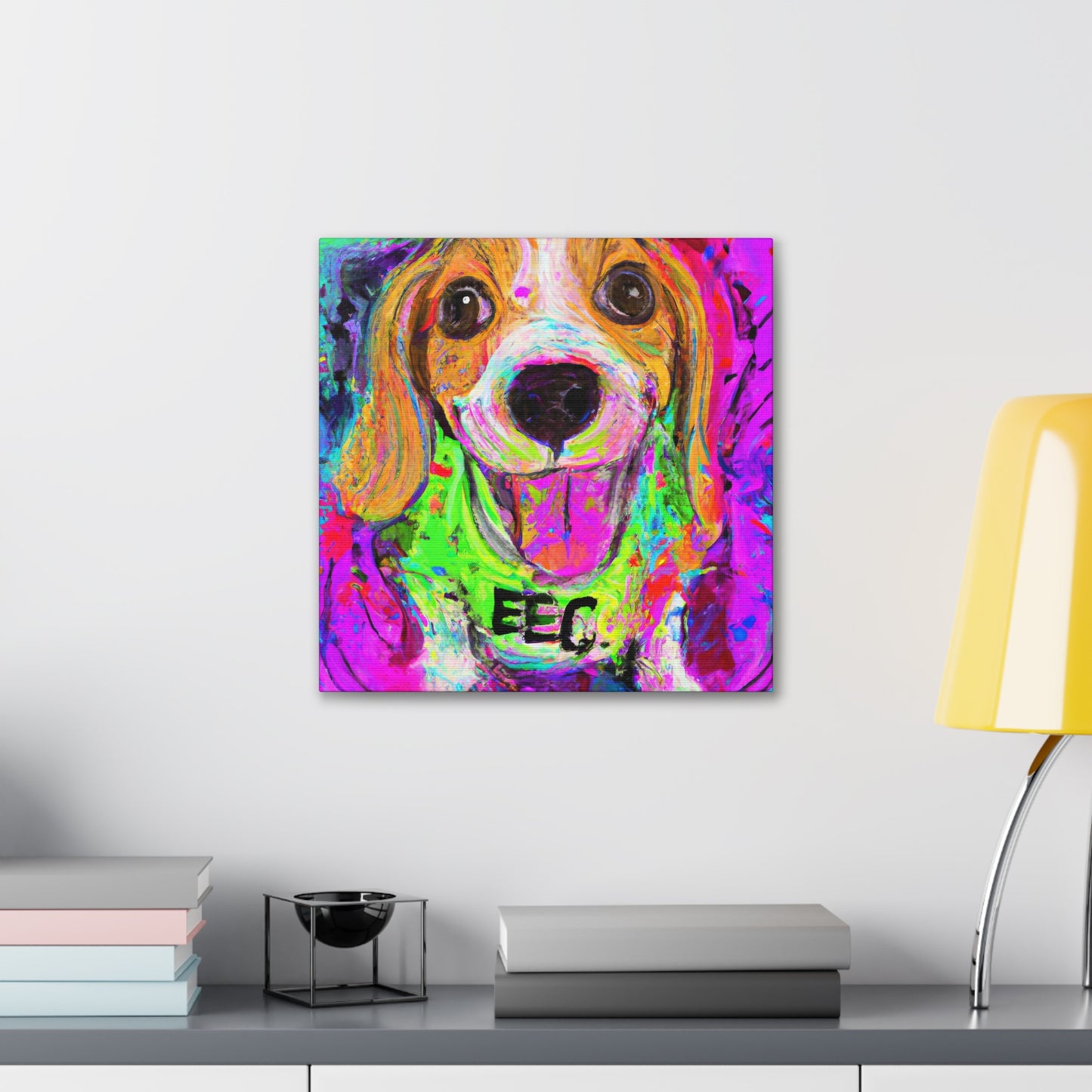 Skullianne de Belgarde - Beagle Puppy - Canvas