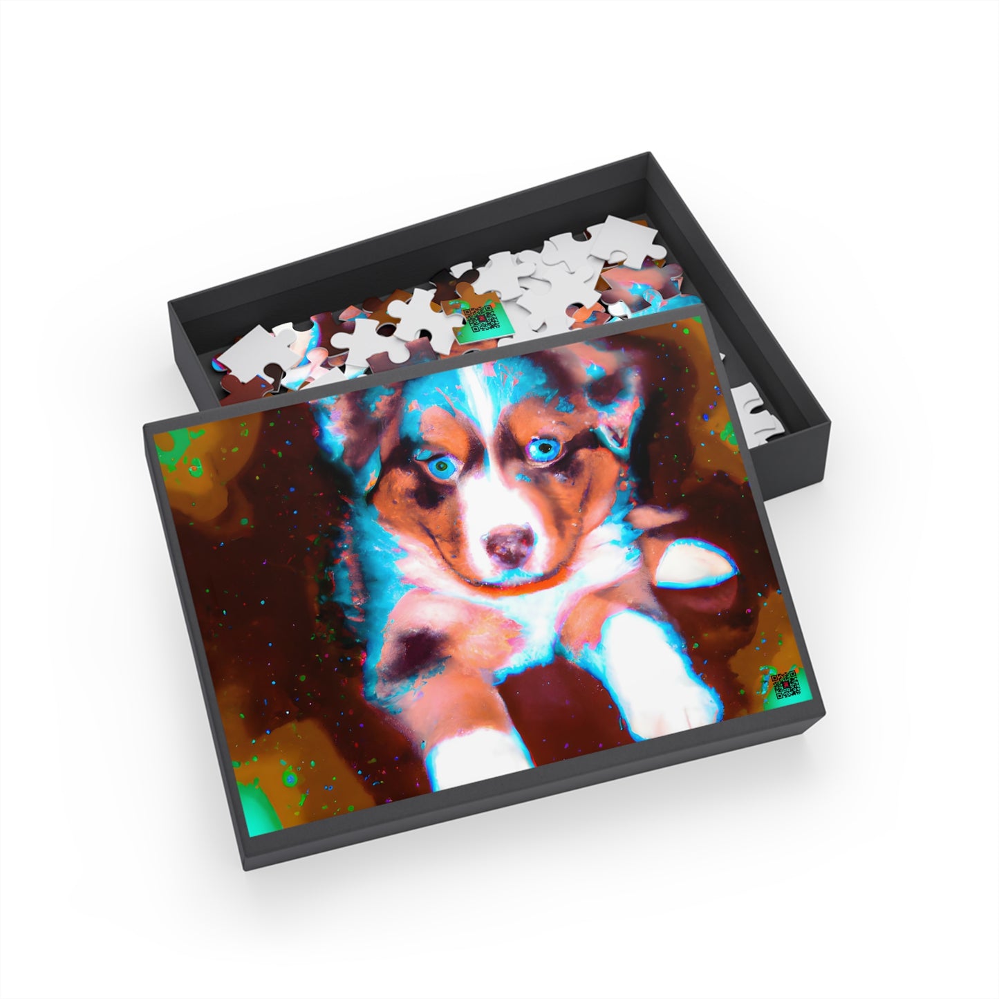 Chantal LeCrayon - Australian Shepherd Puppy - Puzzle