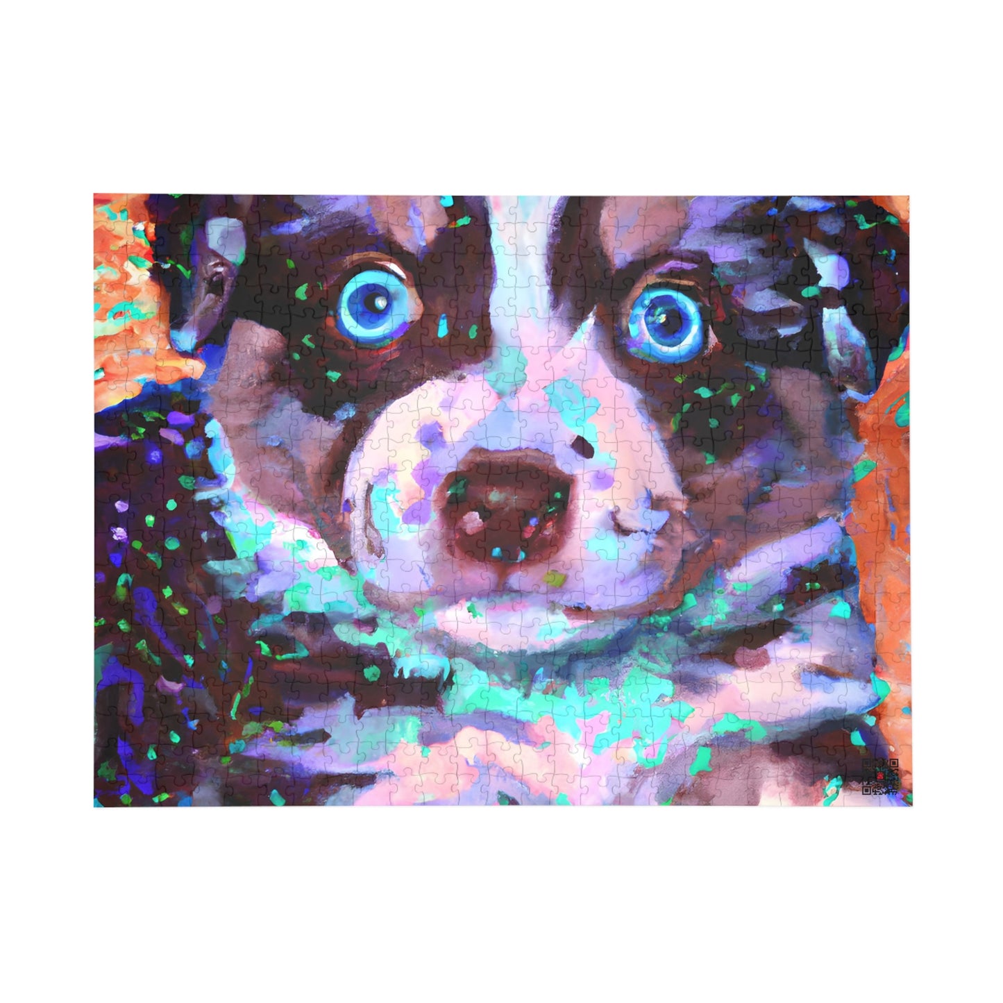 Claude Perleau - Australian Shepherd Puppy - Puzzle