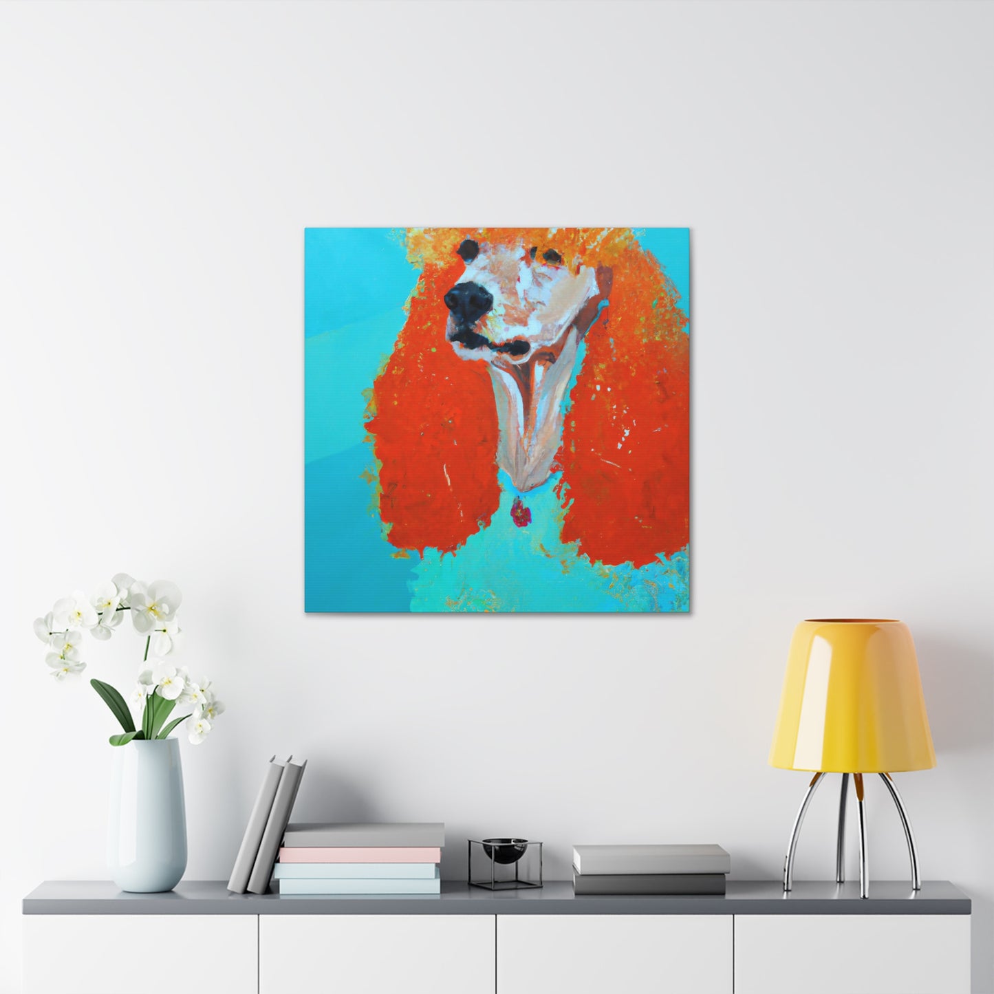 King Osvalde de Franchi - Poodle - Canvas