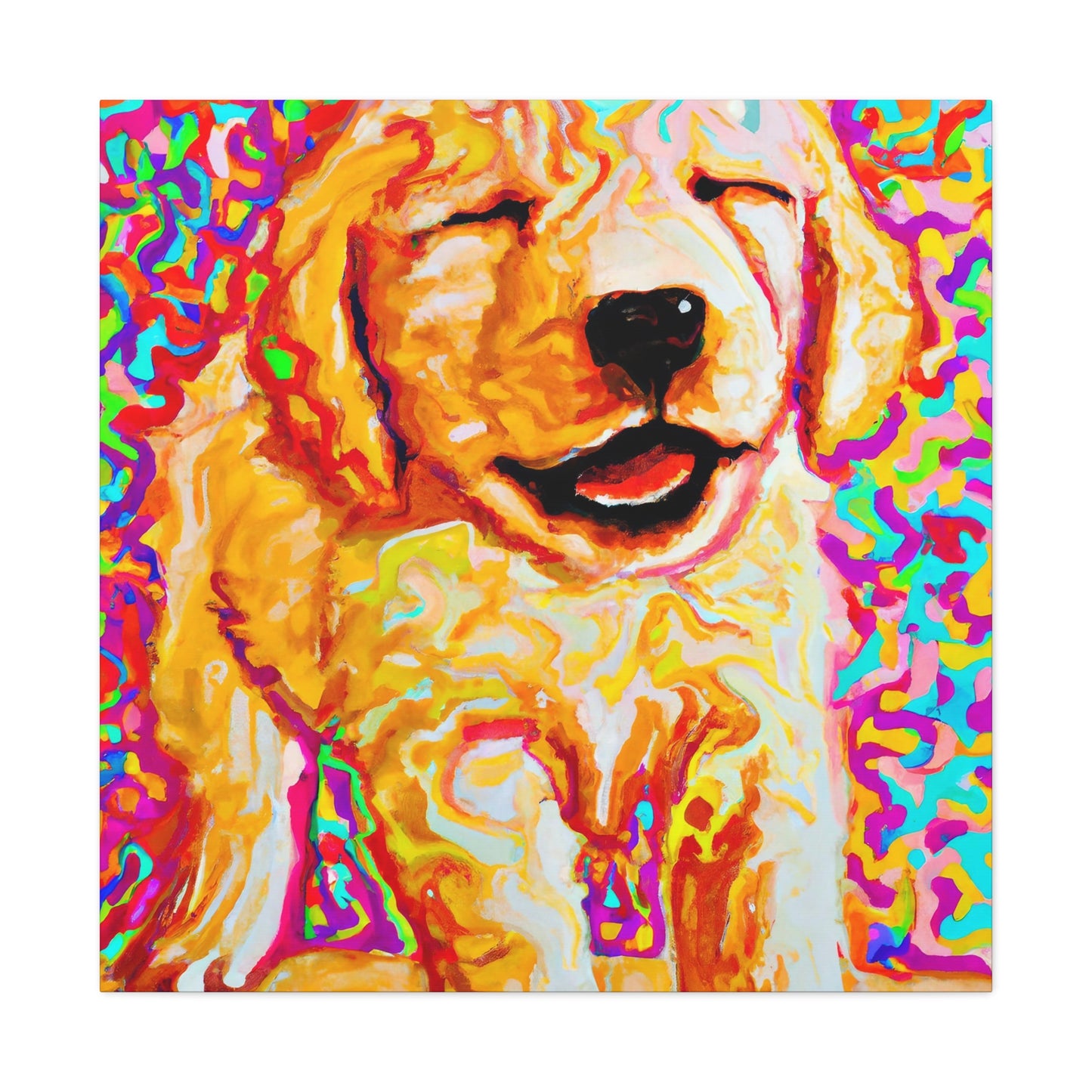 Prince Abilio de Iadesi. - Golden Retriever Puppy - Canvas