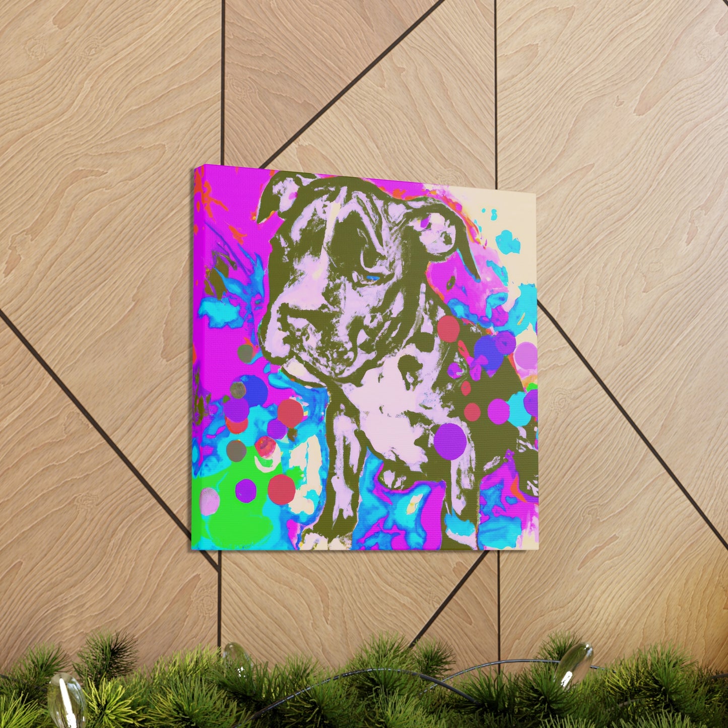 Augustine de Valois - Pitbull Puppy - Canvas