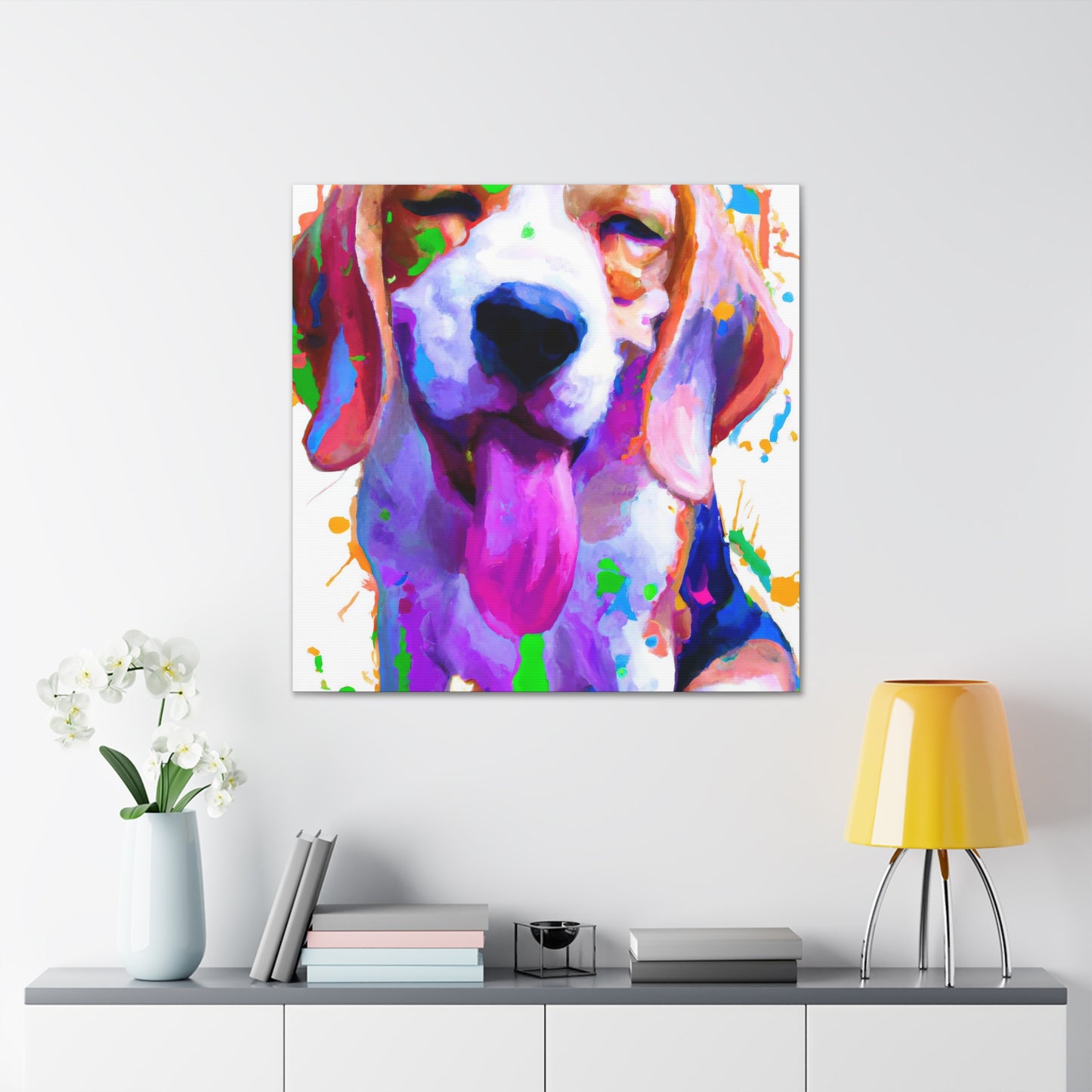 Royal Queenston de LaFayette - Beagle Puppy - Canvas