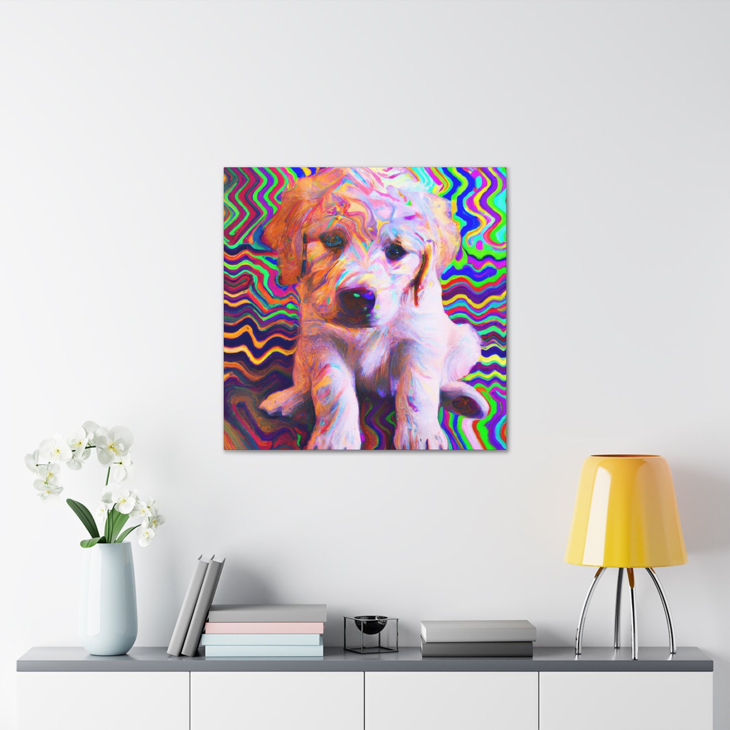 Aldemar von Hammerstein Golden Retriever Puppy - Canvas