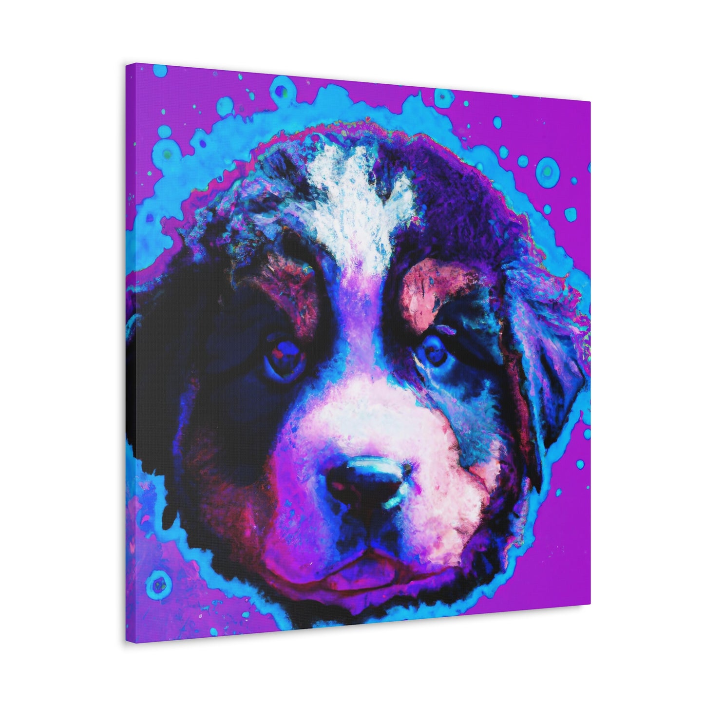 Queen Ellahanna of the Evercloaks - Bernese Mountain Dog - Canvas