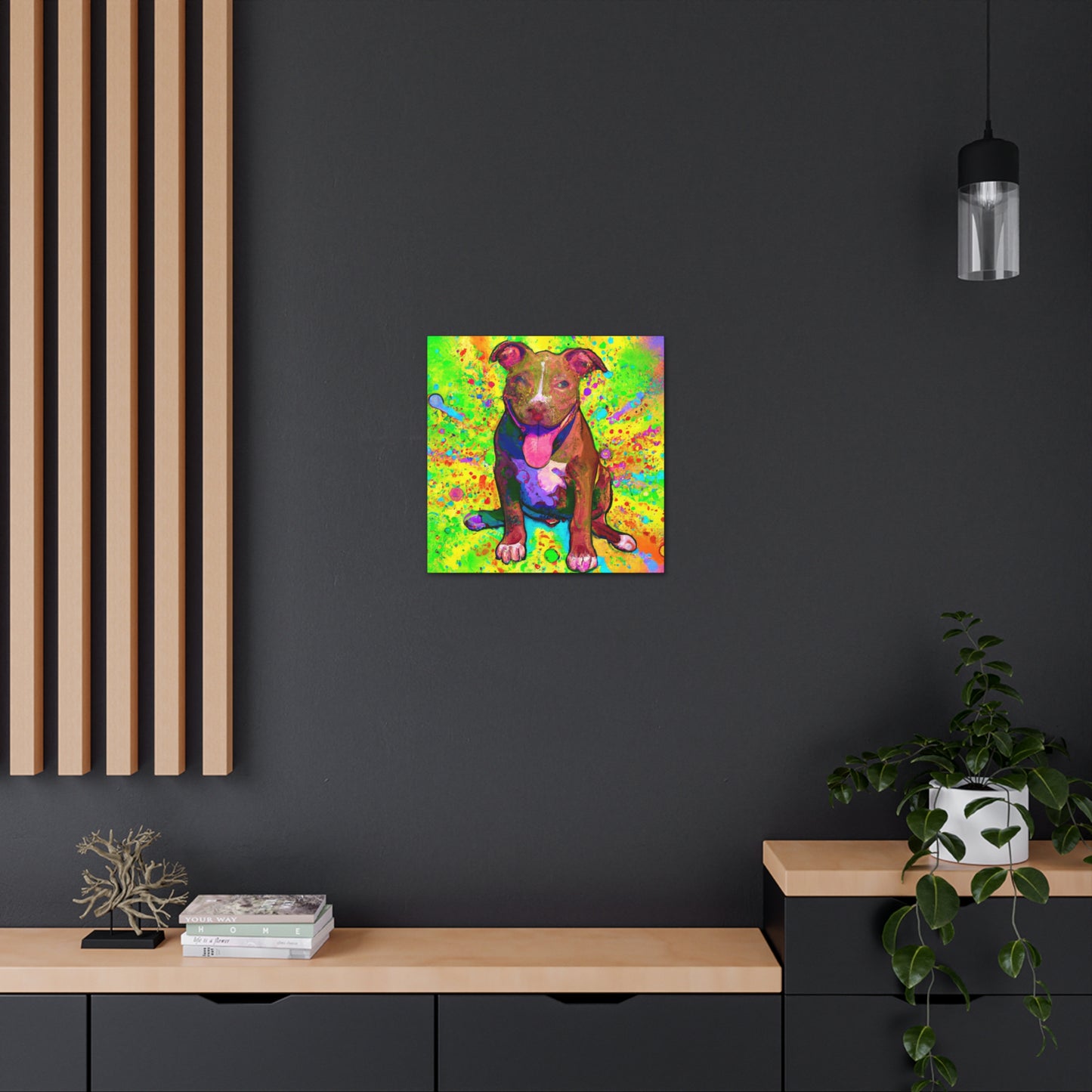 Princess Artemisa of Albion - Pitbull Puppy - Canvas