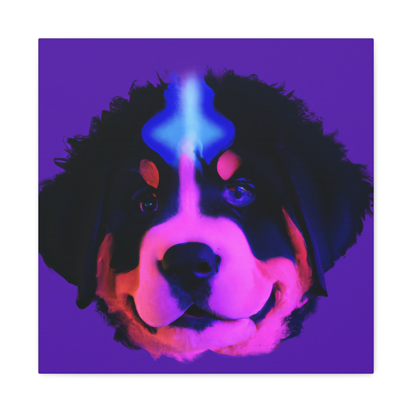 Countess Astrid von Basel - Bernese Mountain Dog - Canvas