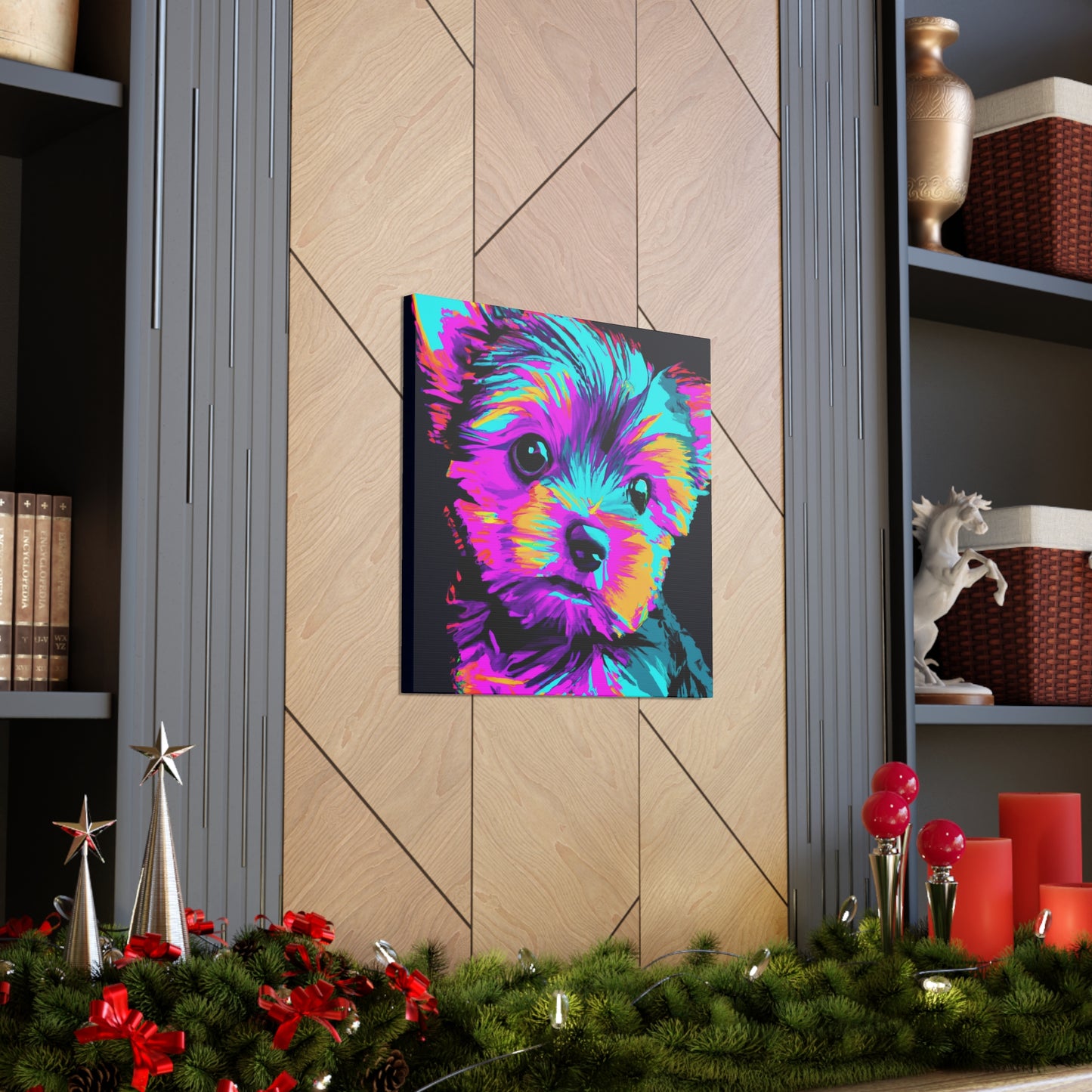 Marquis de Conteaux - Yorkie Puppy - Canvas