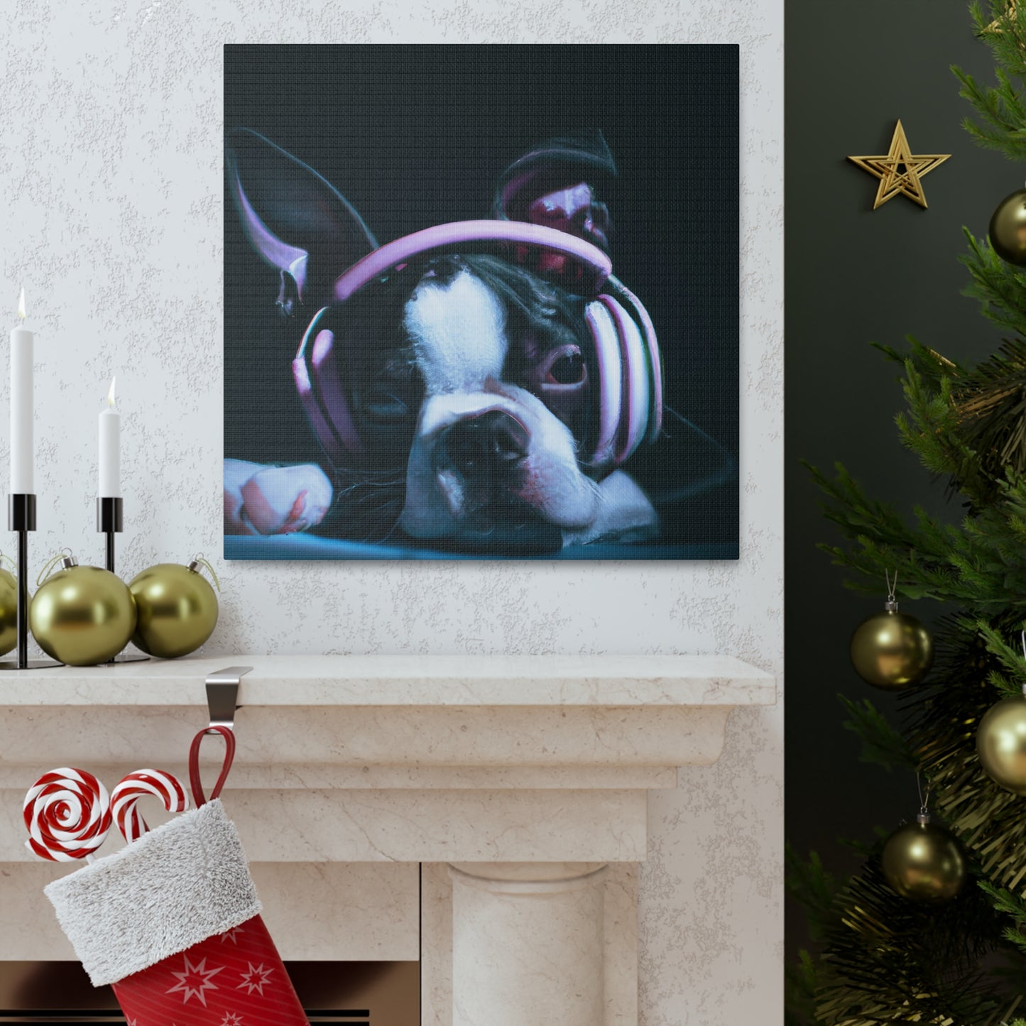 The Baron of Boston - Lady Camille DeVere - Boston Terrier - Canvas