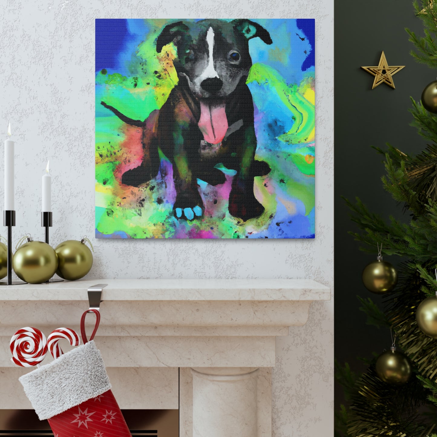 Isamon Emperius - Pitbull Puppy - Canvas