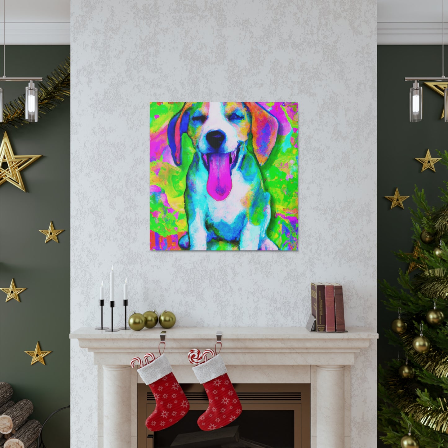 Eldrid de'Medici - Beagle Puppy - Canvas