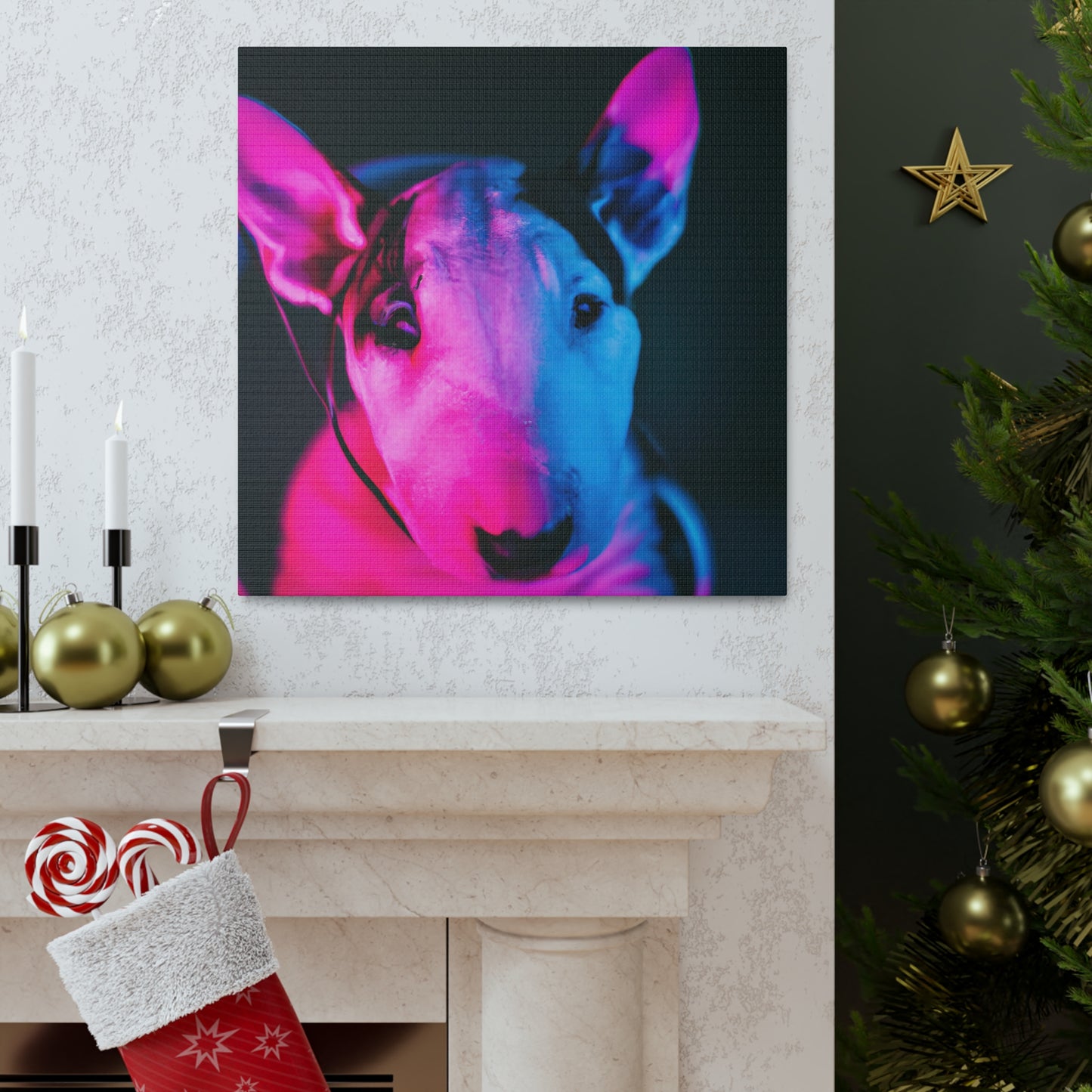 Clarissa Fortescue - Bull Terrier - Canvas