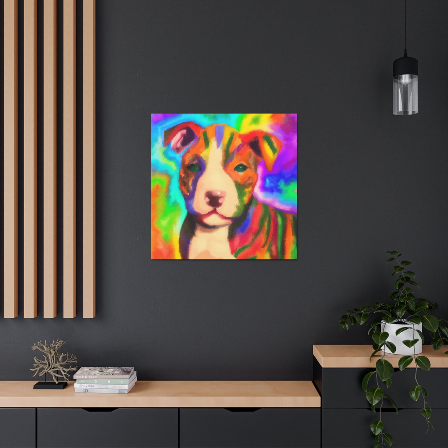 Countess Aurora Delacroix - Pitbull Puppy - Canvas