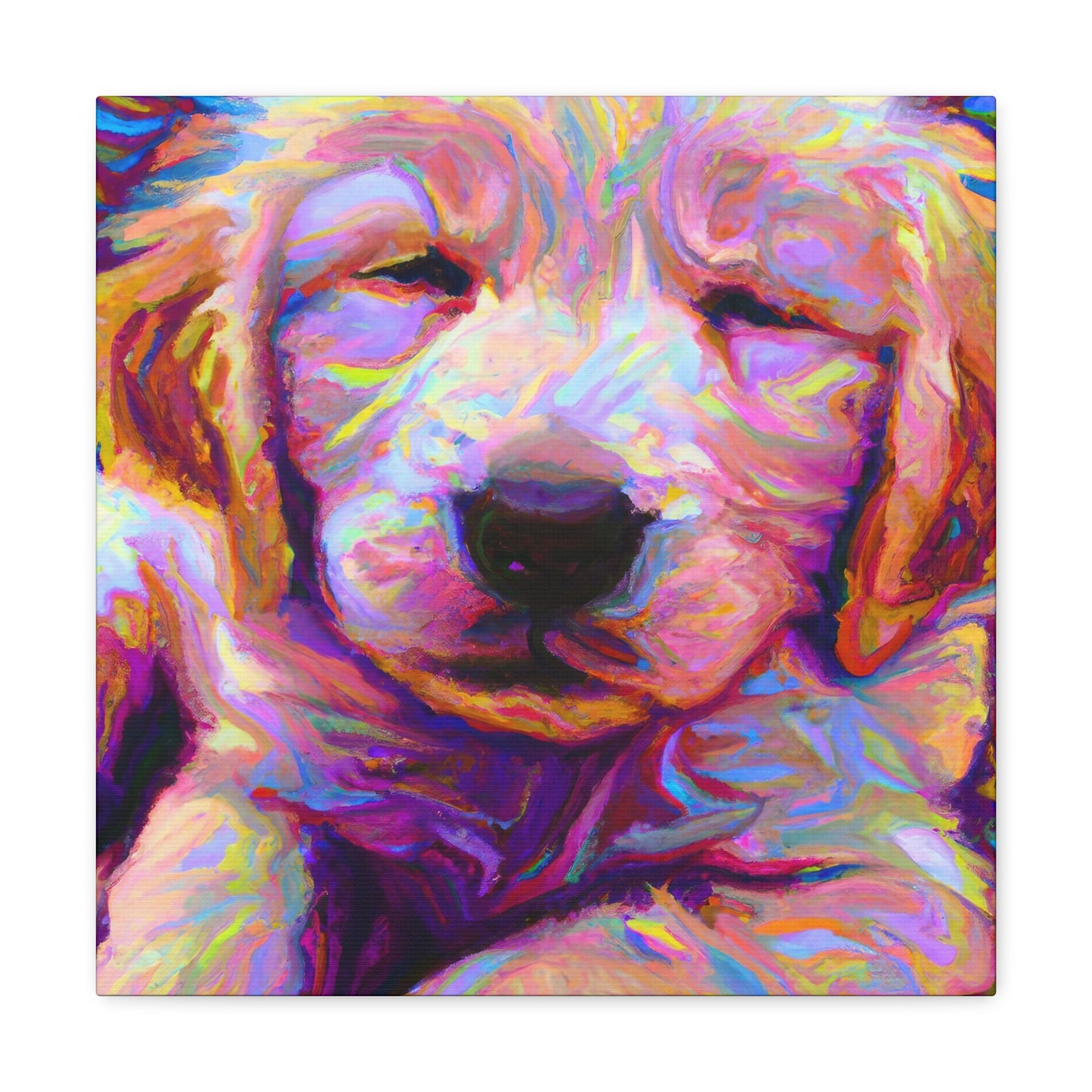 Titianus DeAristocratia - Golden Retriever Puppy - Canvas