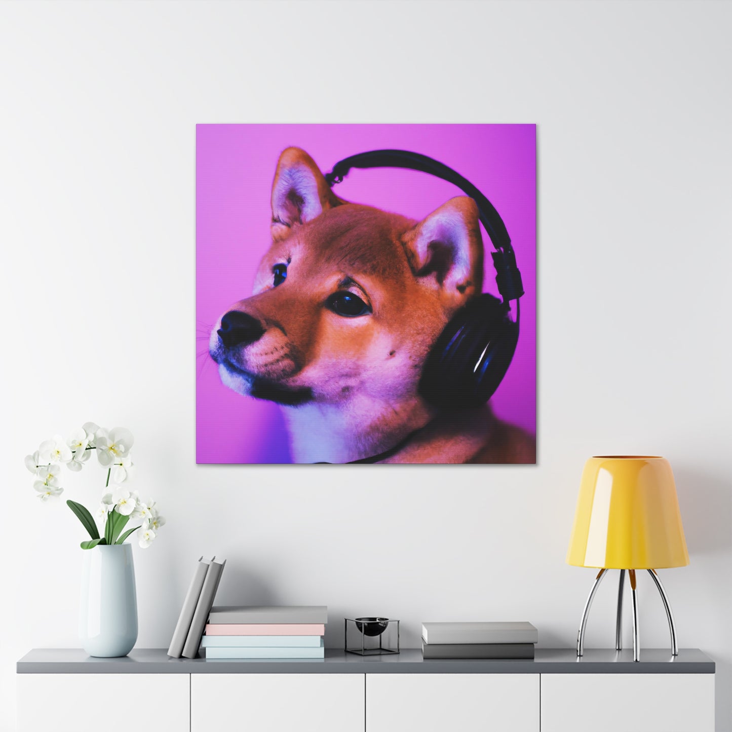 Myongu Angiro - Shiba Inu - Canvas