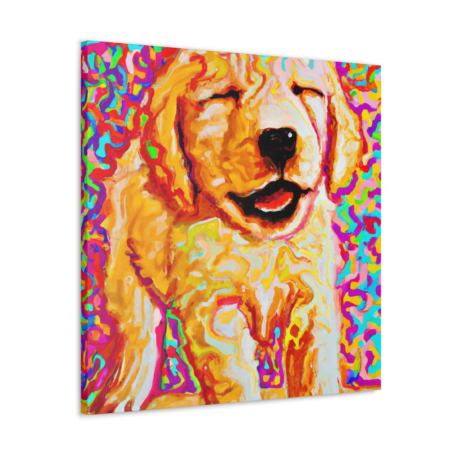 Prince Abilio de Iadesi. - Golden Retriever Puppy - Canvas