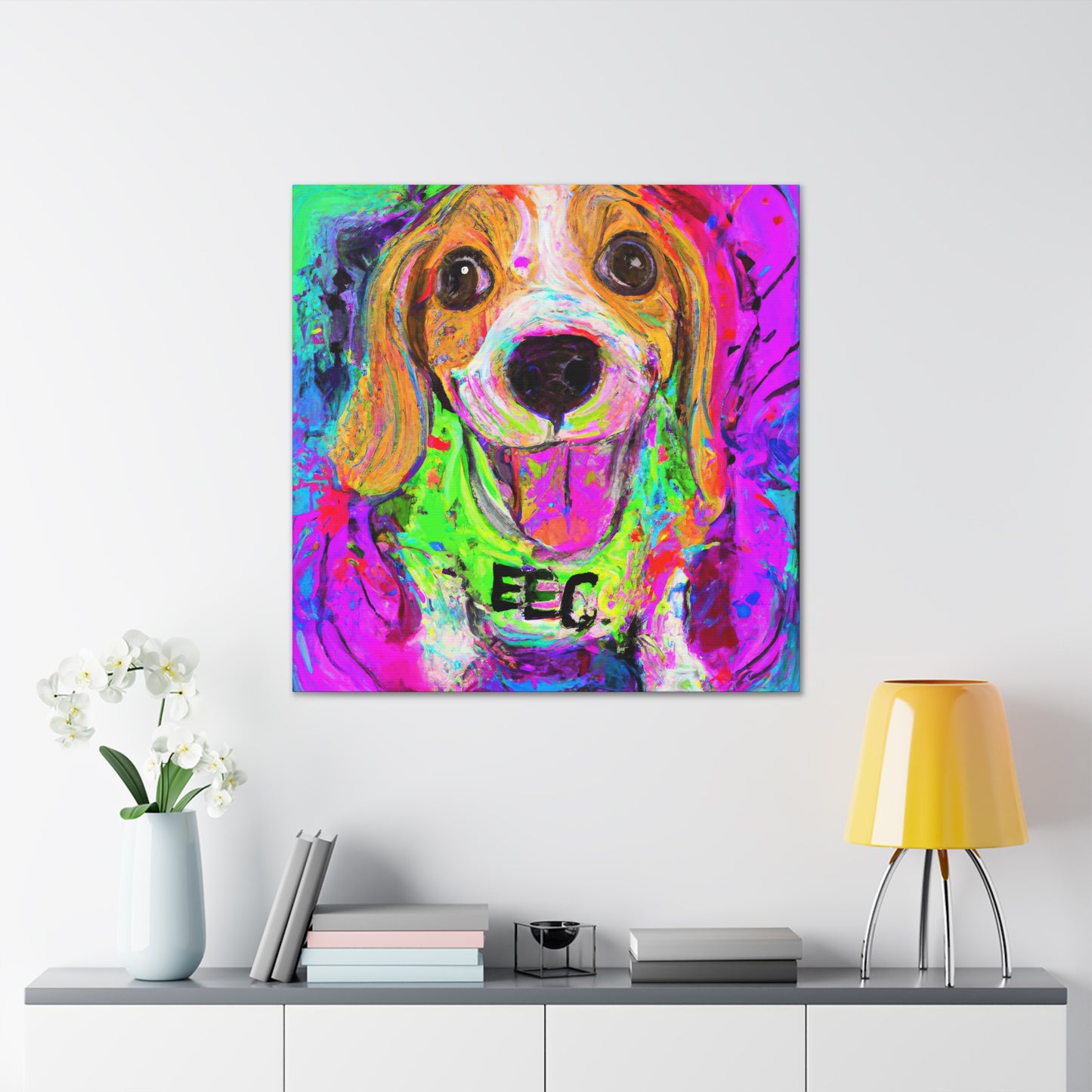 Skullianne de Belgarde - Beagle Puppy - Canvas