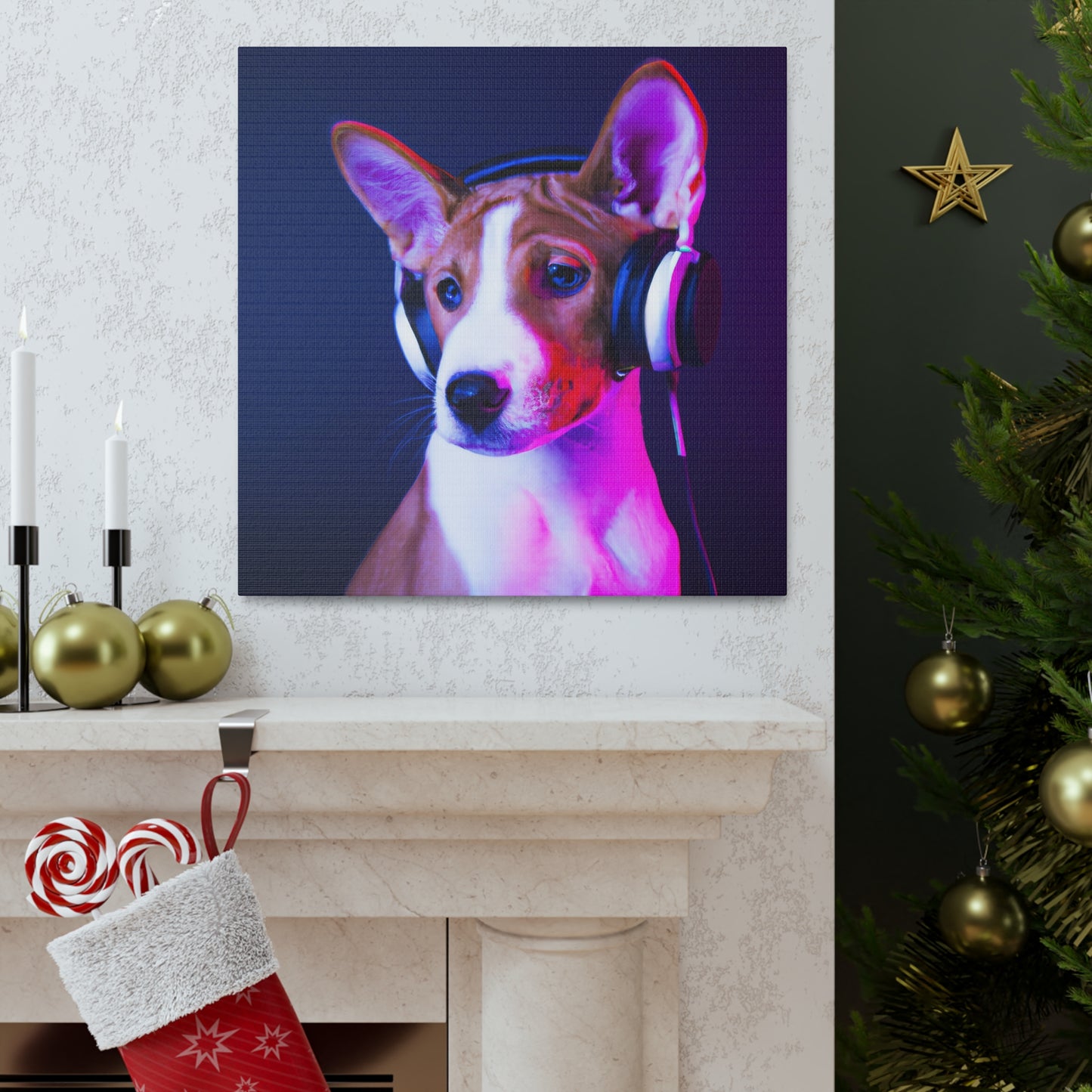 Dalia Ching-Nur - Basenji - Canvas