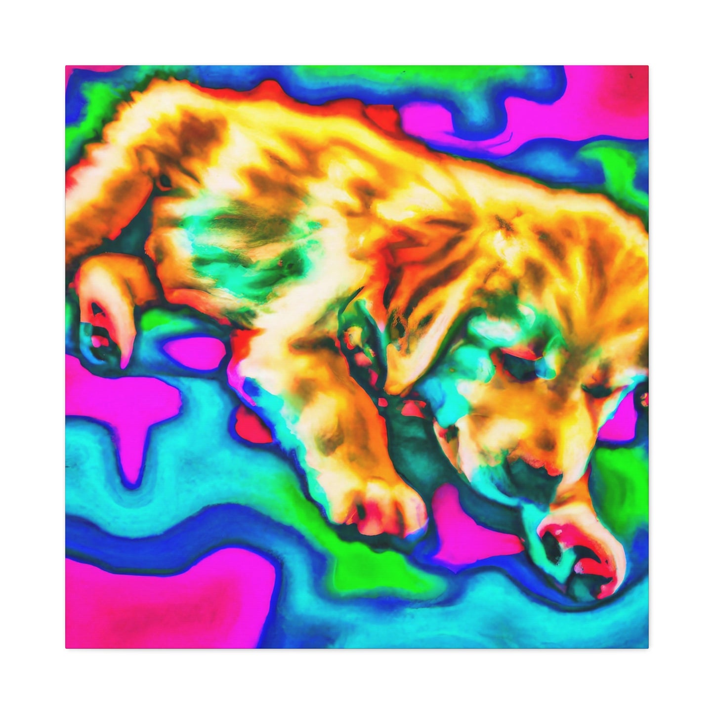 Regalia de Souveraine - Golden Retriever Puppy - Canvas