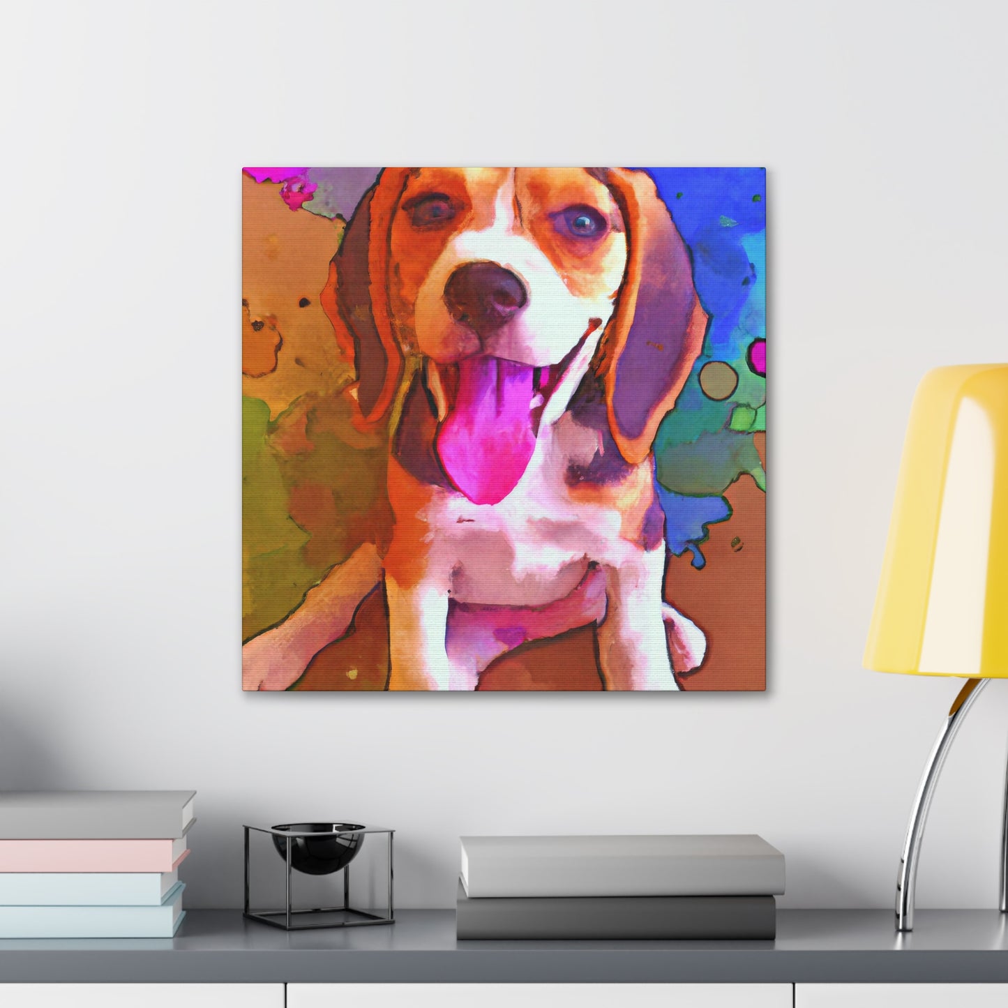 Josephine de la Rocque - Beagle Puppy - Canvas