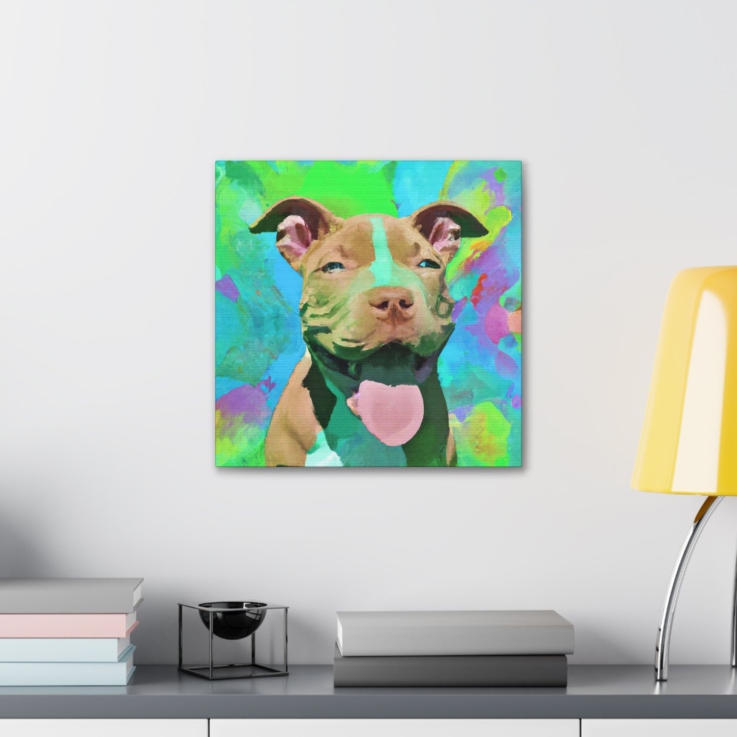 Princella Solamae - Pitbull Puppy - Canvas