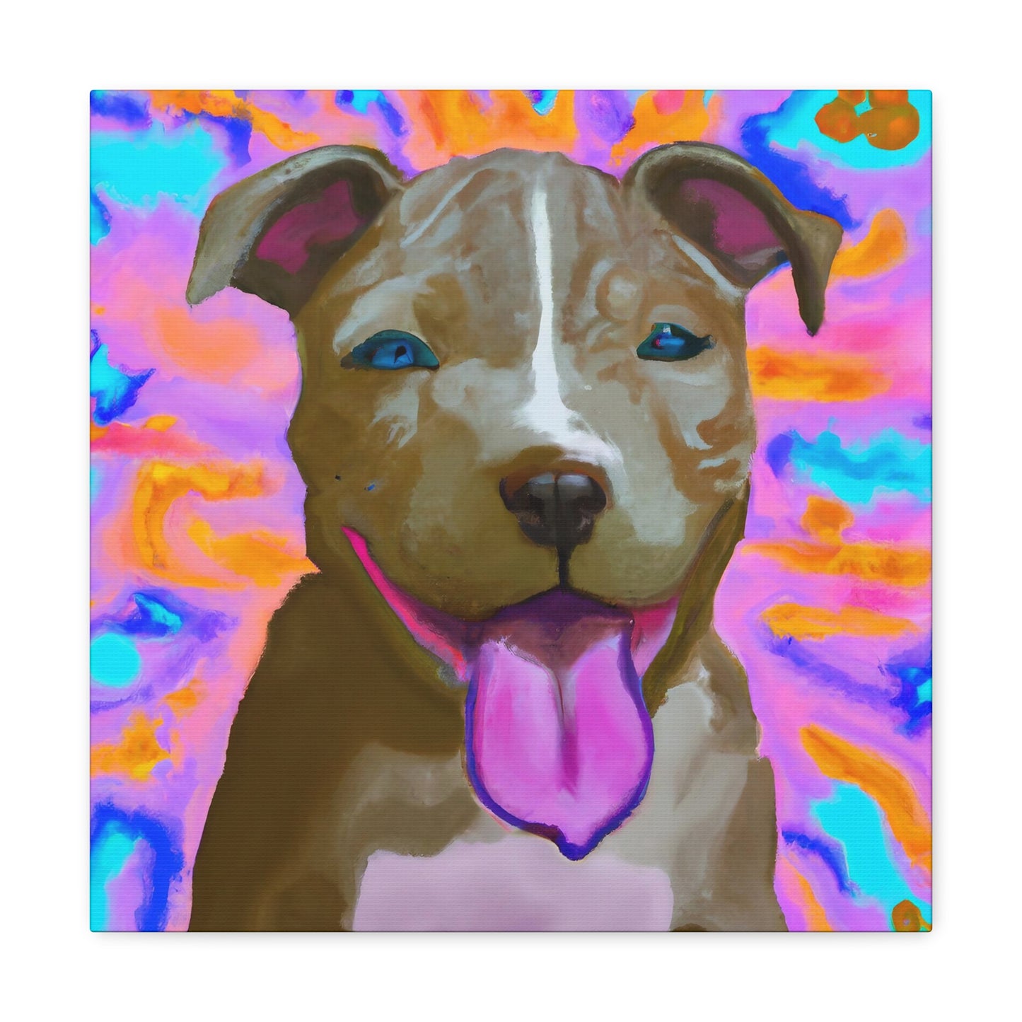 Prince/Princess Castellano of Italy - Pitbull Puppy - Canvas